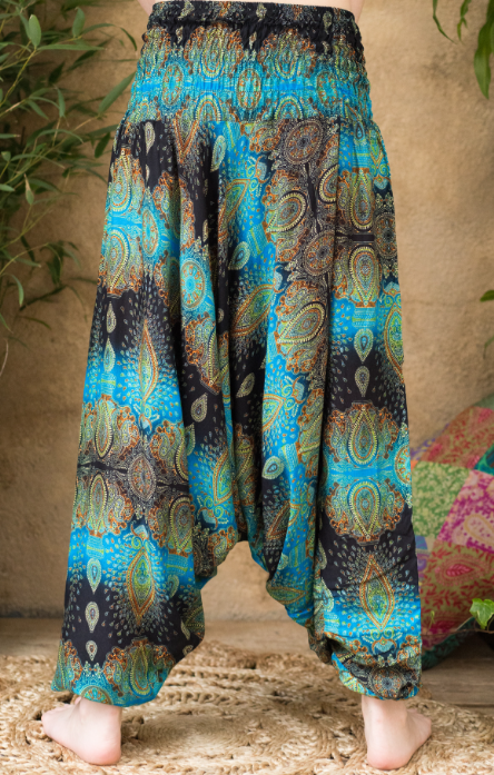 Peacock Paisley Style Trousers