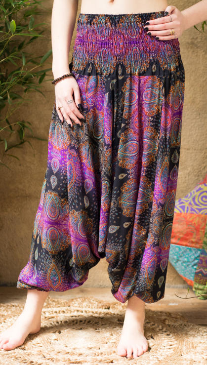 Peacock Paisley Style Trousers