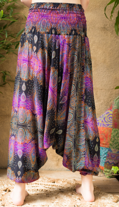 Peacock Paisley Style Trousers