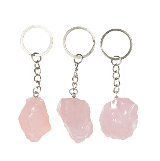 Rose Quartz Keyring