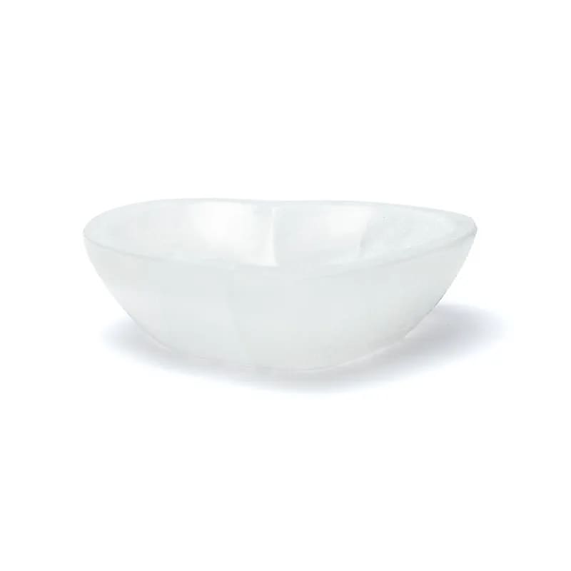 Selenite Heart Bowl (20cm)