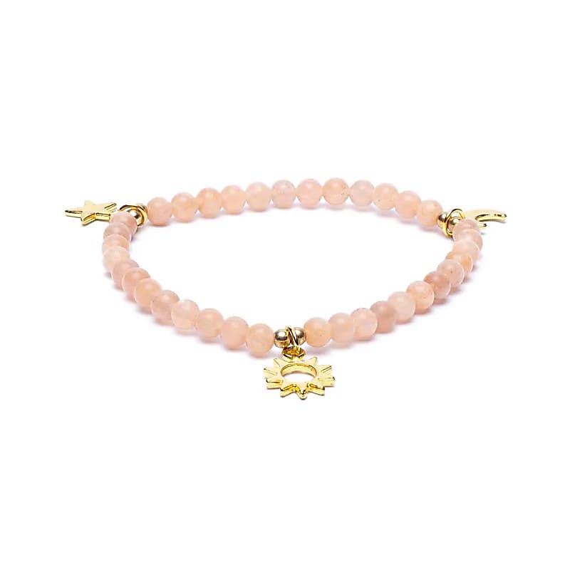 Sunstone Beaded Bracelet