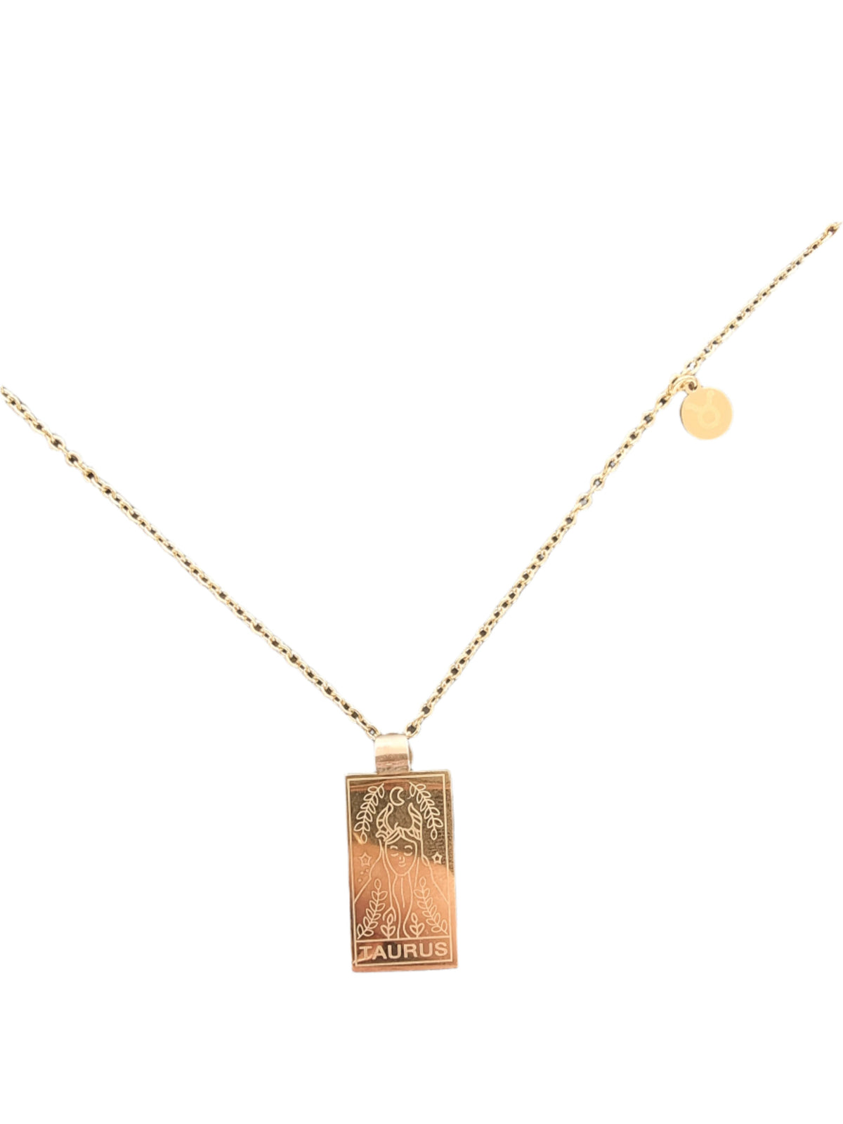 Gold Stainless Steal Zodiac Necklaces