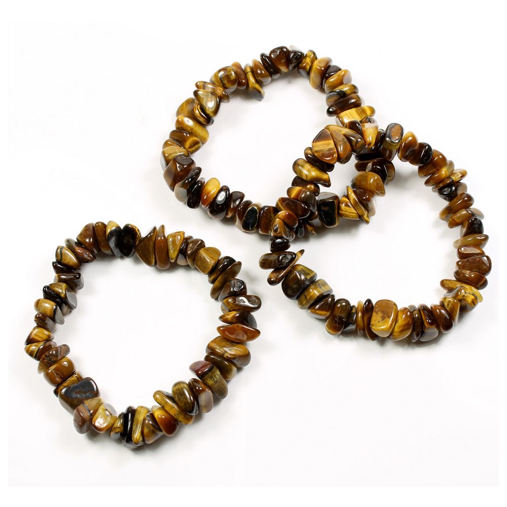 Chunky Tigers Eye Chip Bracelet