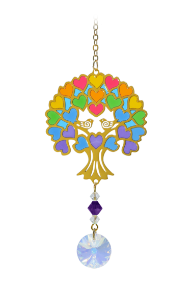 Tree Of Life Rainbow Charm