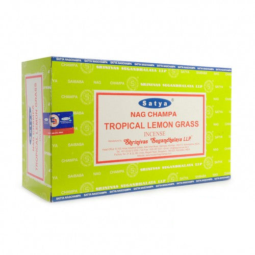 Tropical Lemongrass Incense (12 packets)