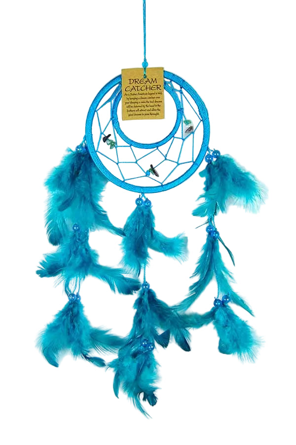 Turquoise Circle Dreamcatcher (11.5cm)