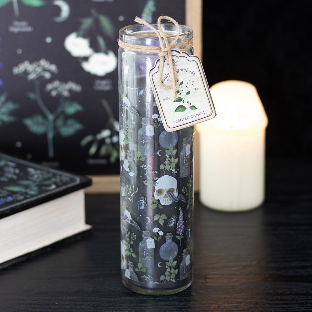 Poisonous Plants Deadly Nightshade Candle