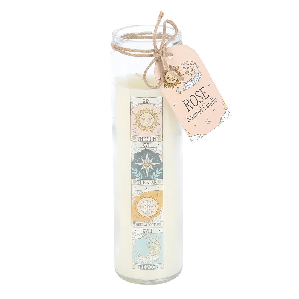 Vintage Rose Tarot Candle