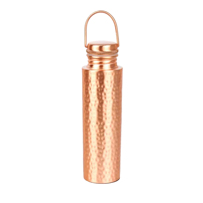 Hammered Hook Copper Bottle (1 Litre)