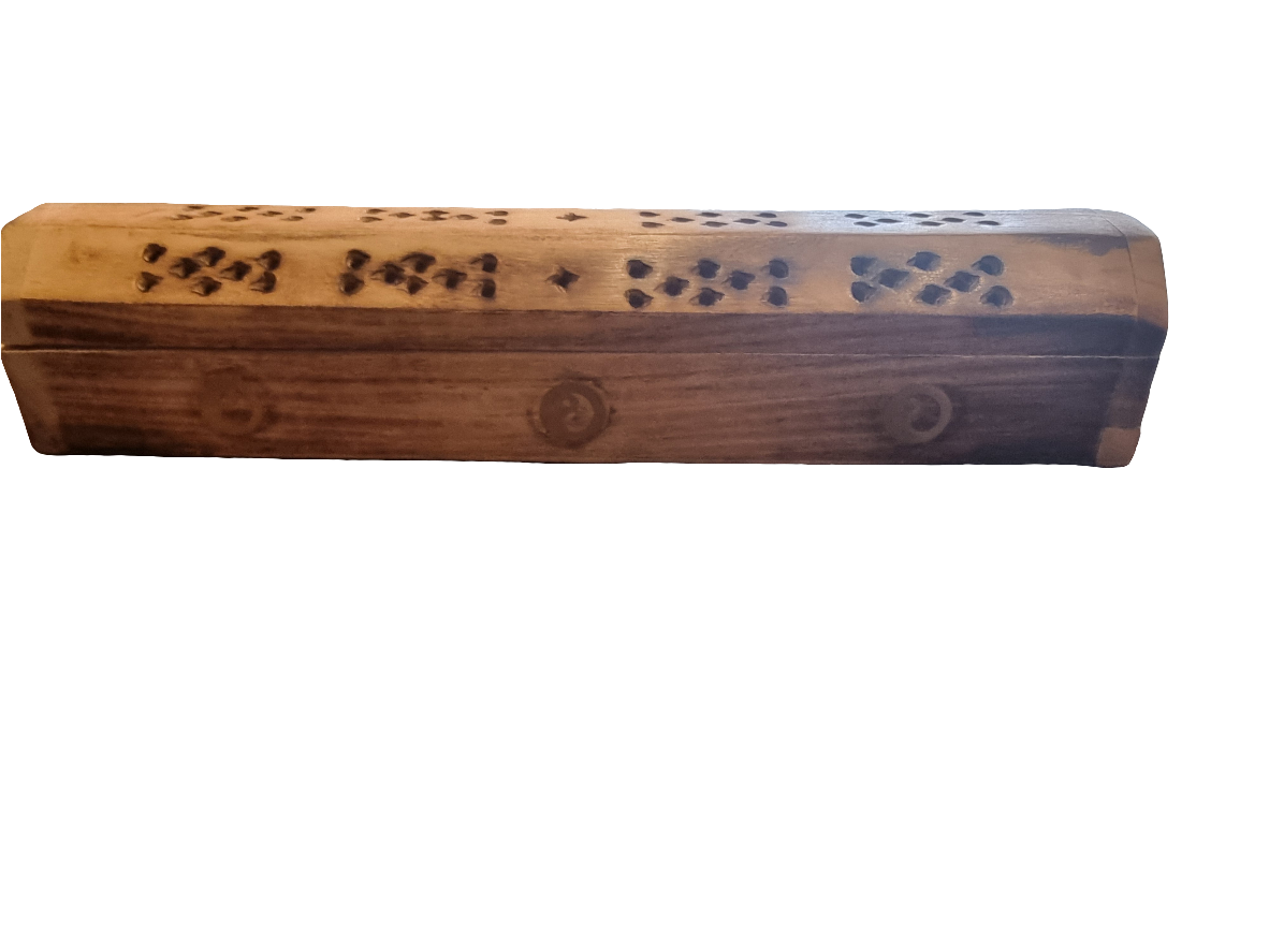 Wooden Box Incense Holder