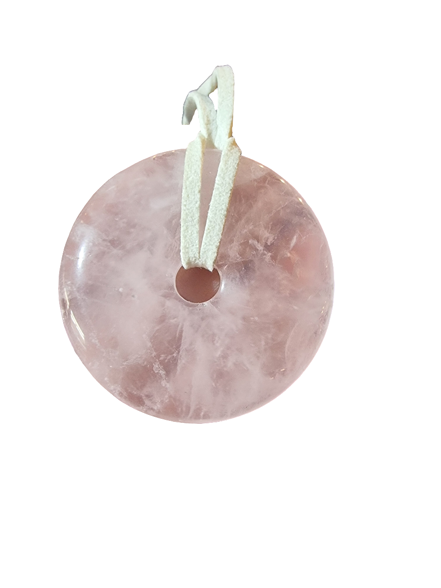 Rose Quartz Round Pendant