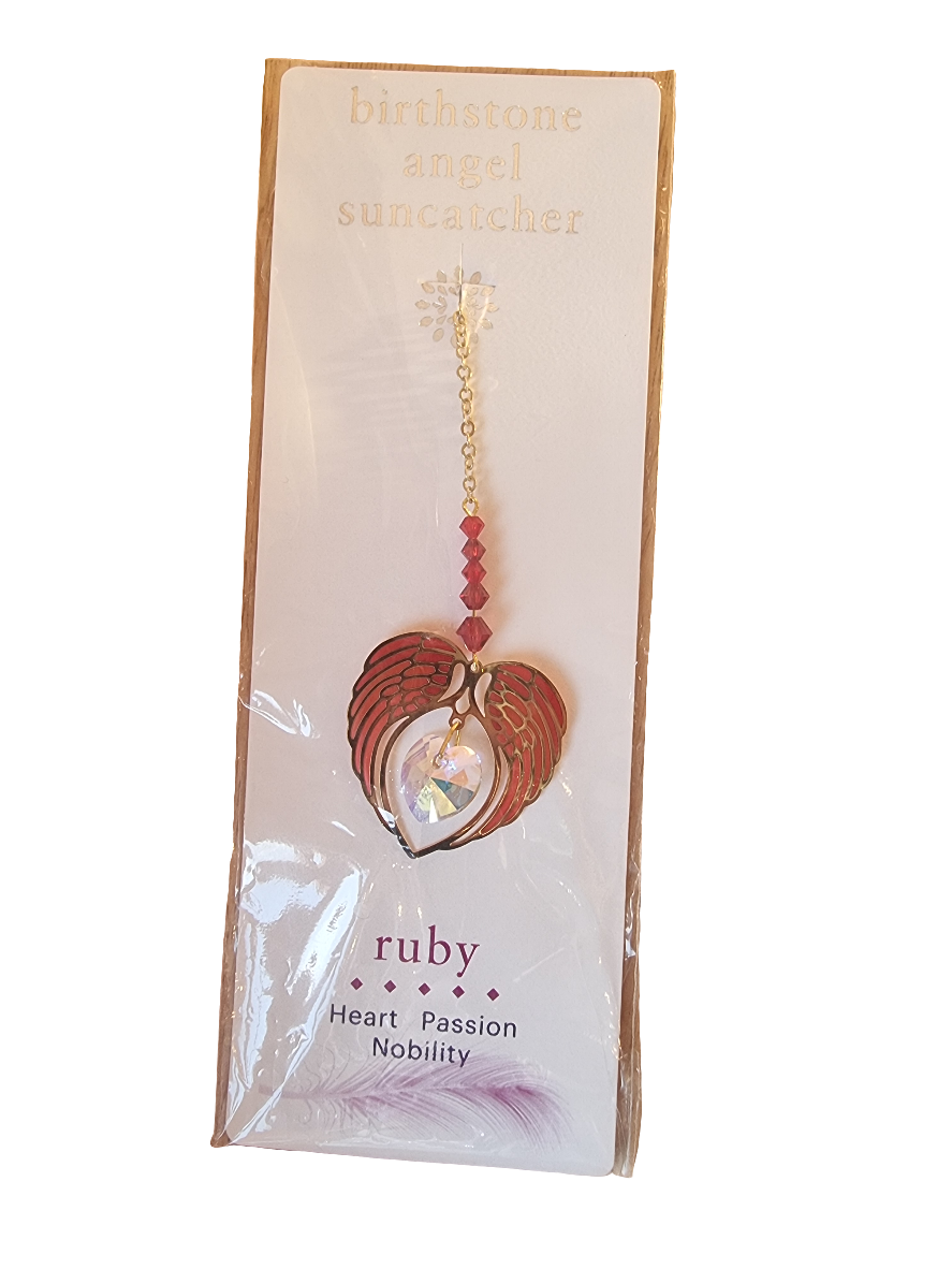 July - Ruby - Suncatcher