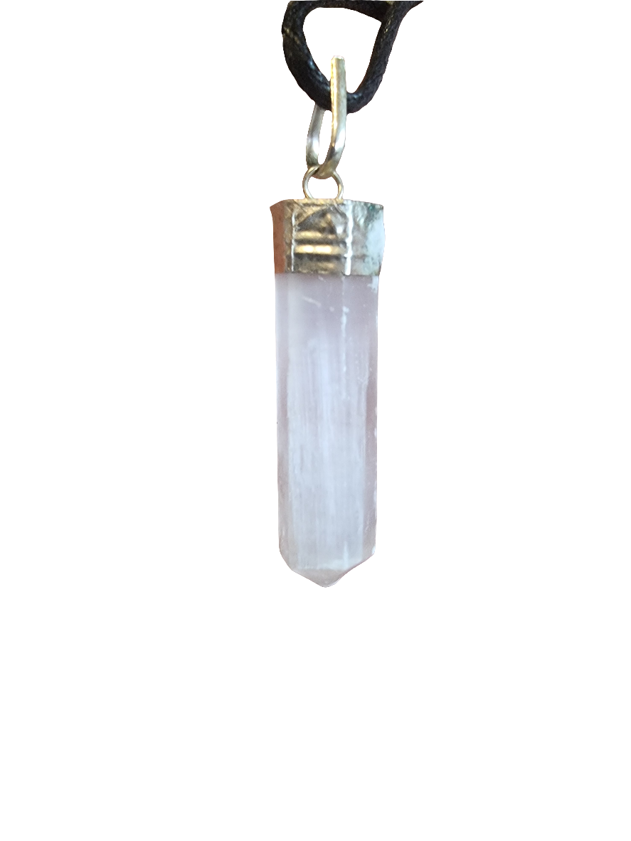 Selenite Point Pendant