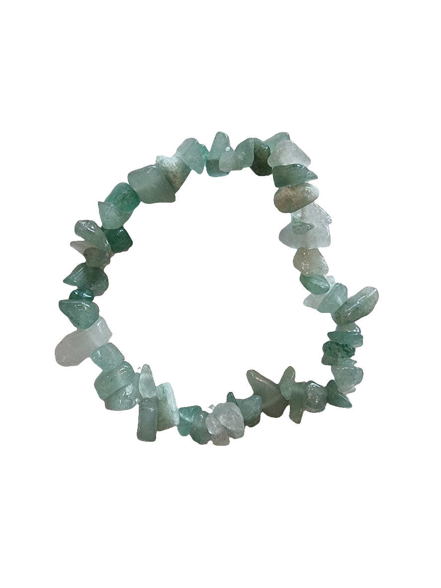 Green Aventurine Chip Bracelet