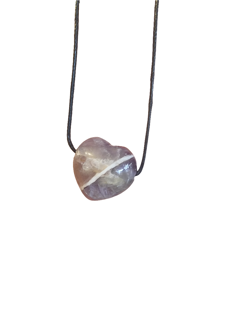 Amethyst Heart Pendant