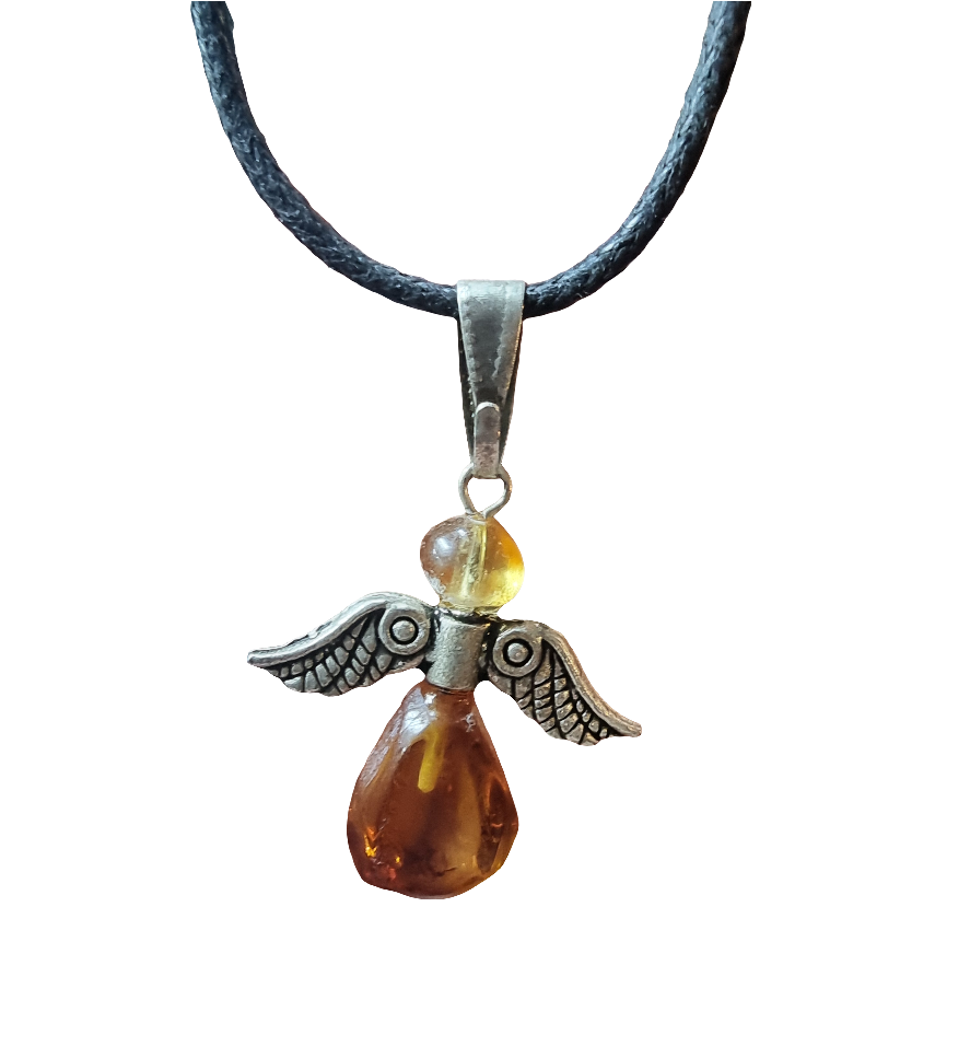 Amber Angel Pendant