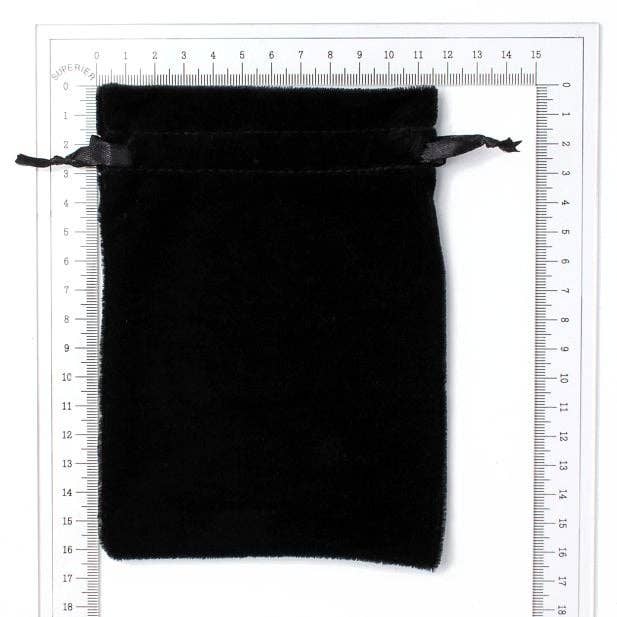 Black Velvet Pouch