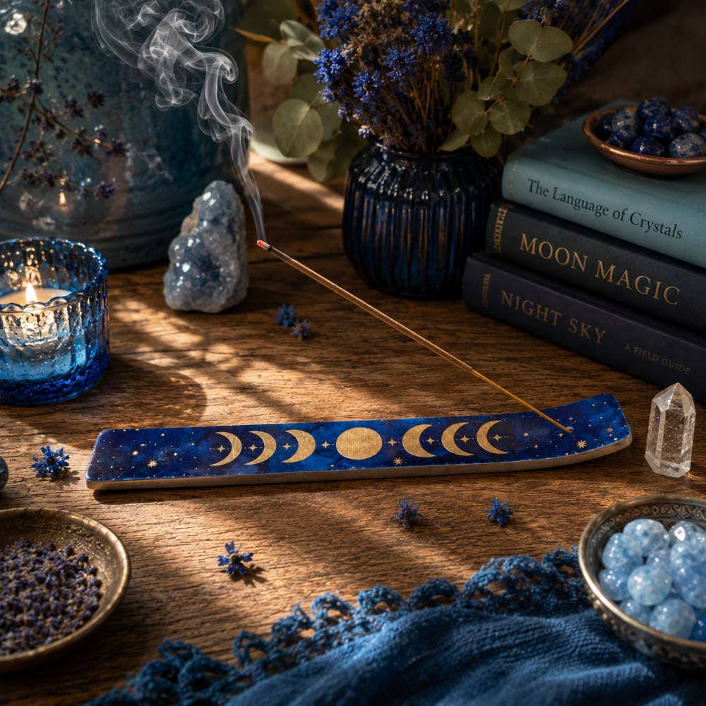 Moon Phase Incense Holder