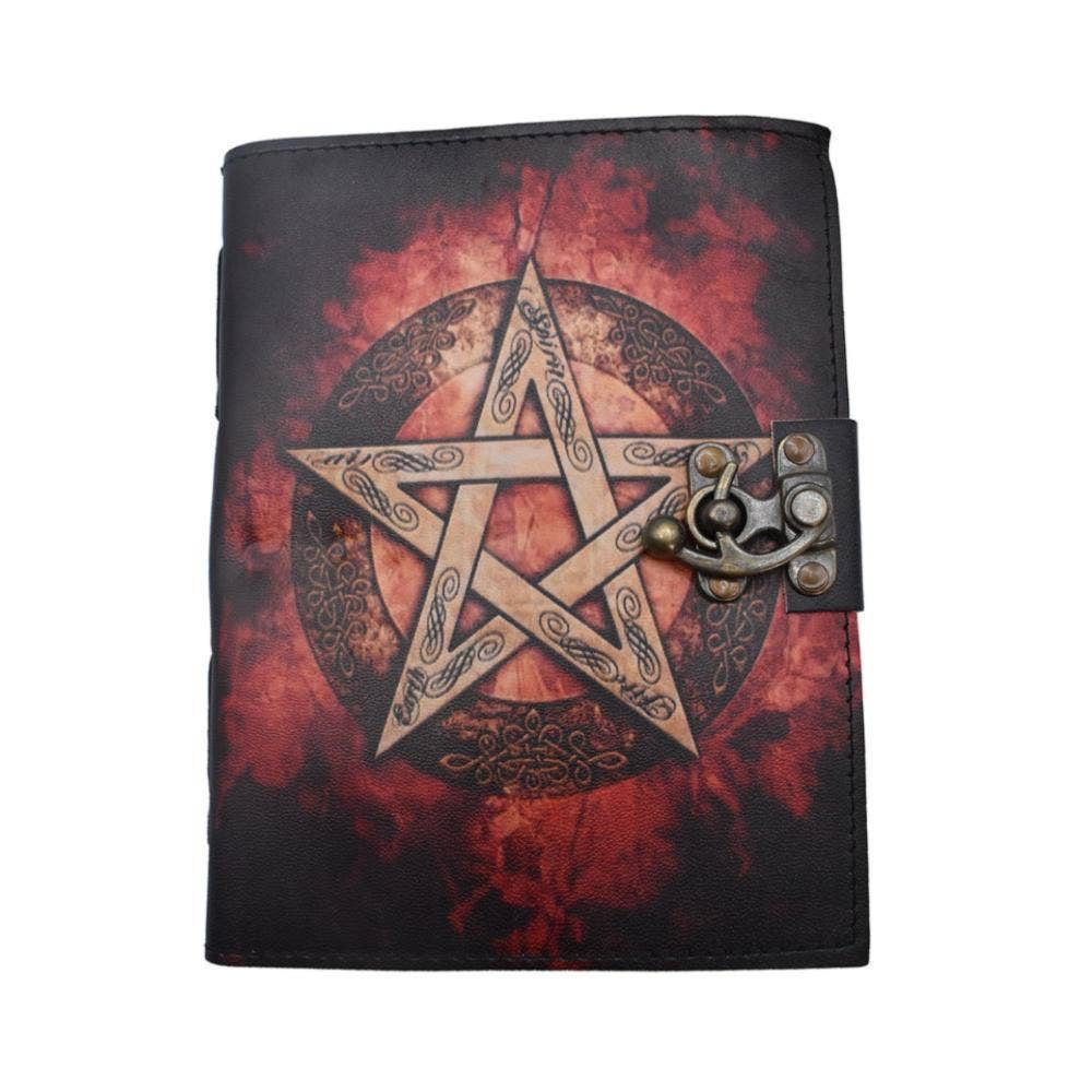 Pentagle Leather Journal