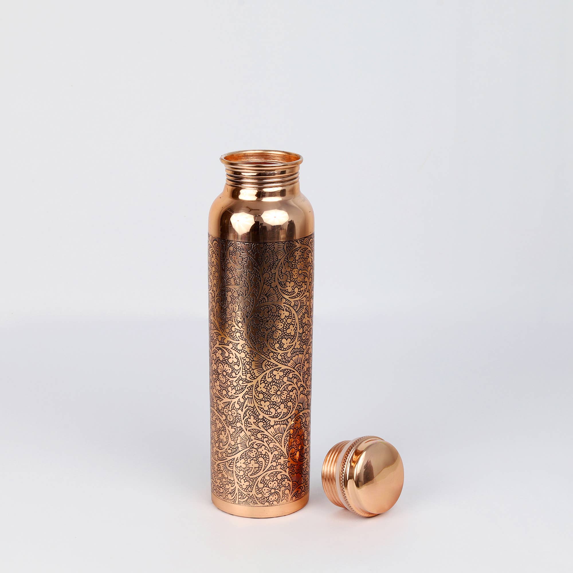 Etching Copper Water Bottle (1 Liter)
