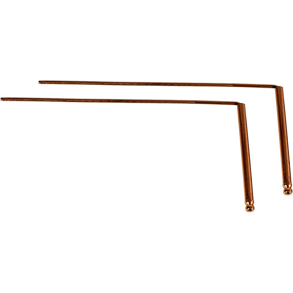 Copper L-Shaped Dowsing Rods