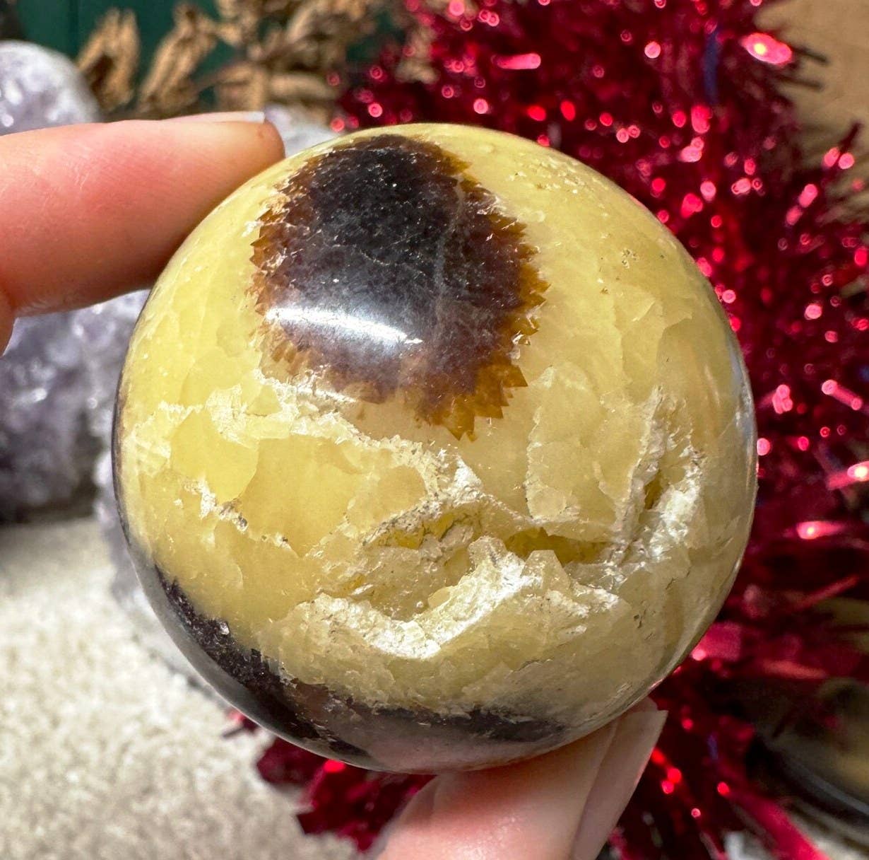 Septarian Sphere