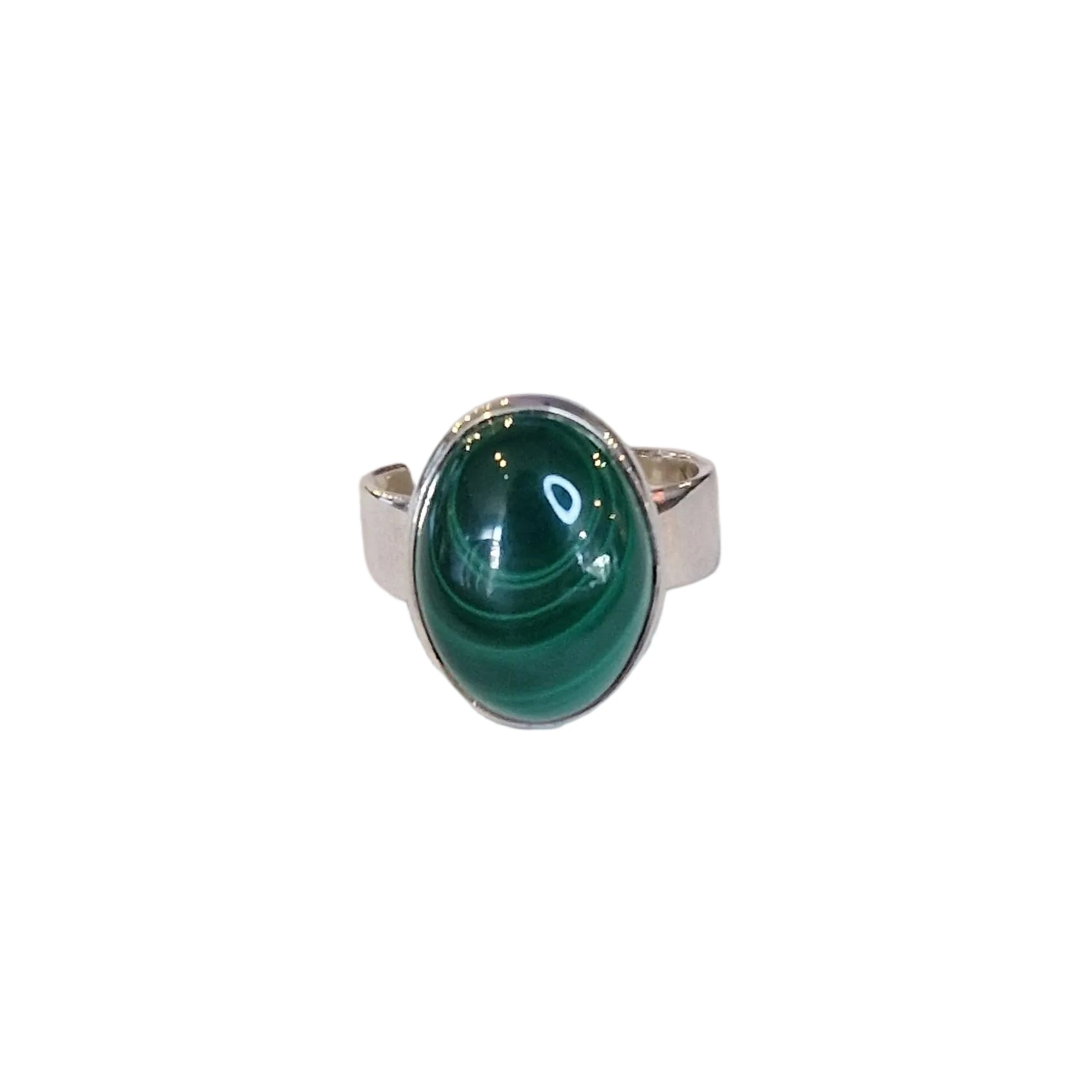 Malachite Silver Ring