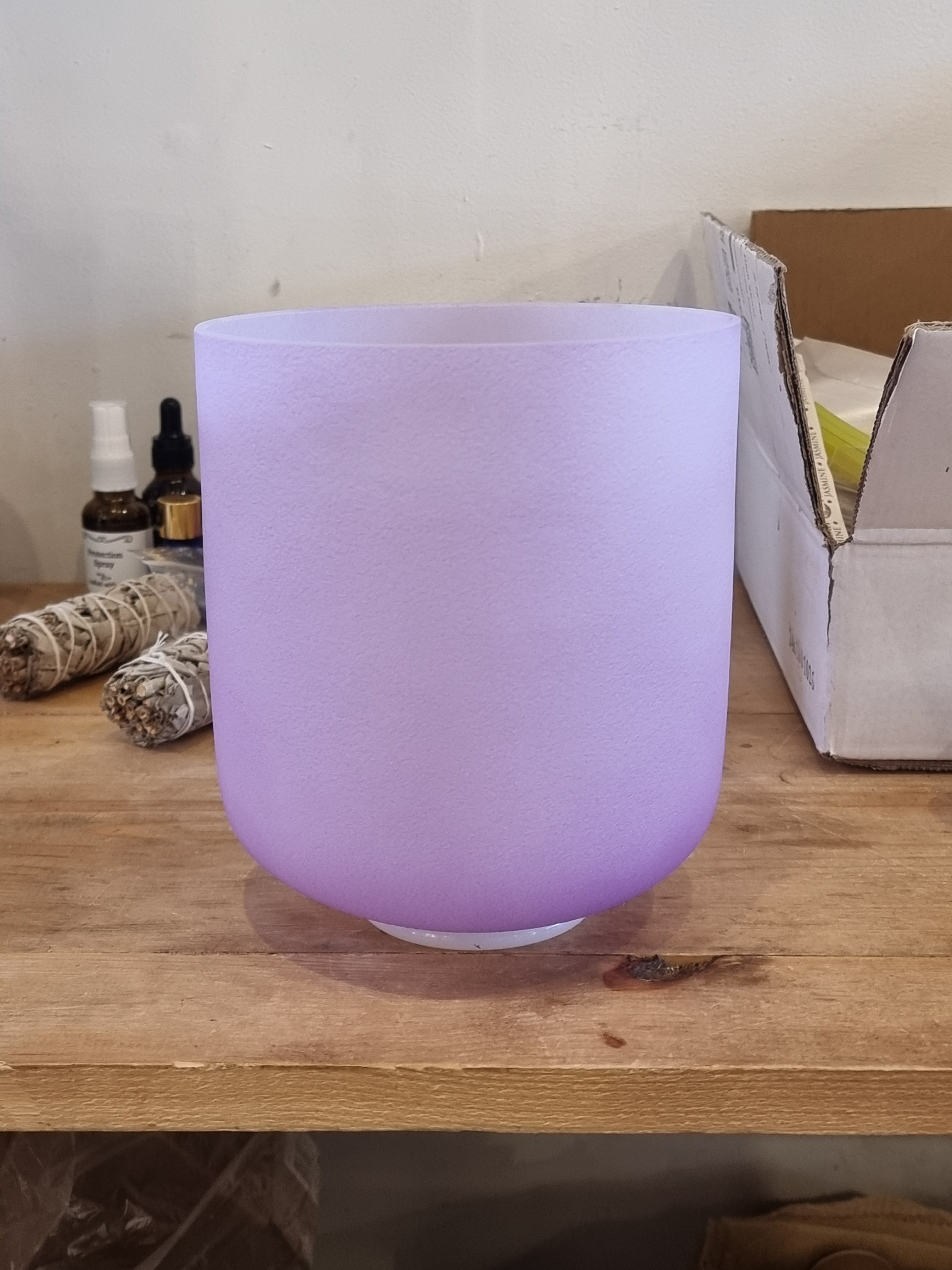 Crystal Singing Bowl (Purple)
