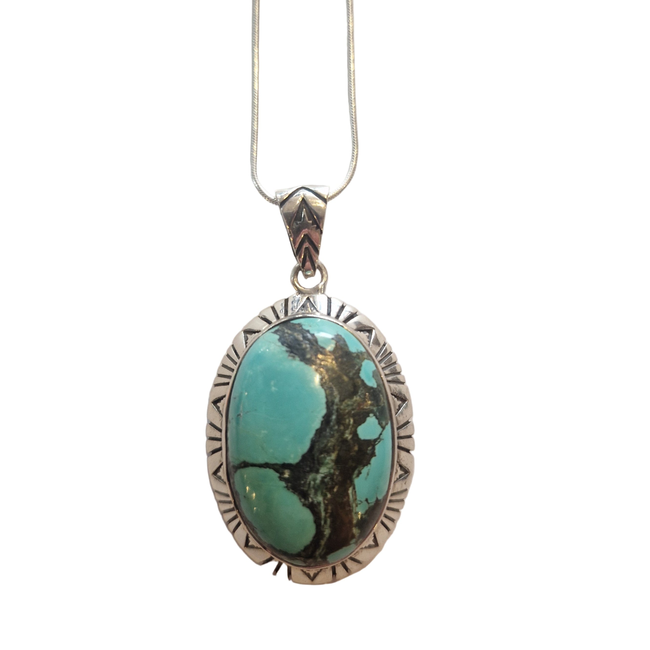 Turquoise Silver Necklace
