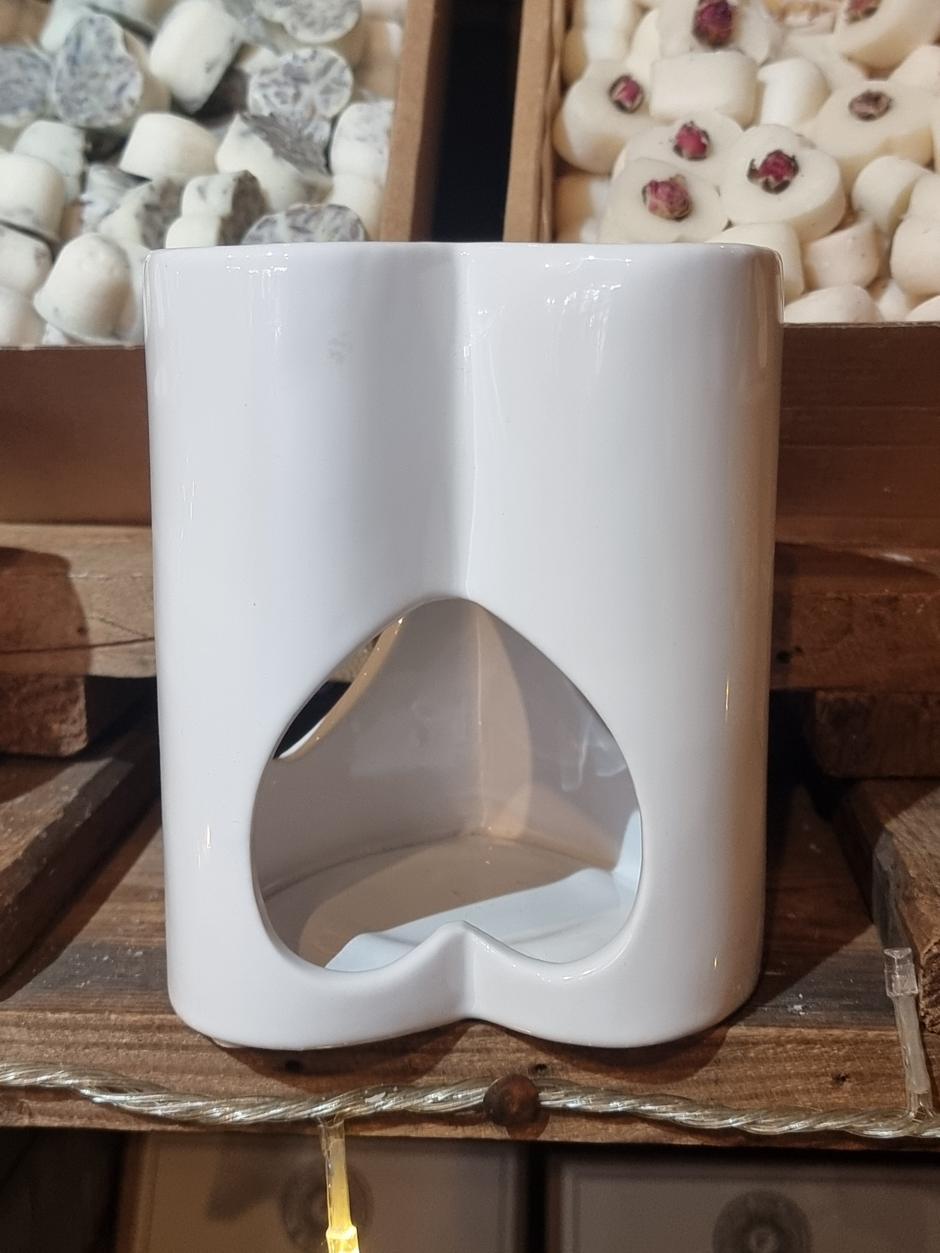 White Heart Oil Burner