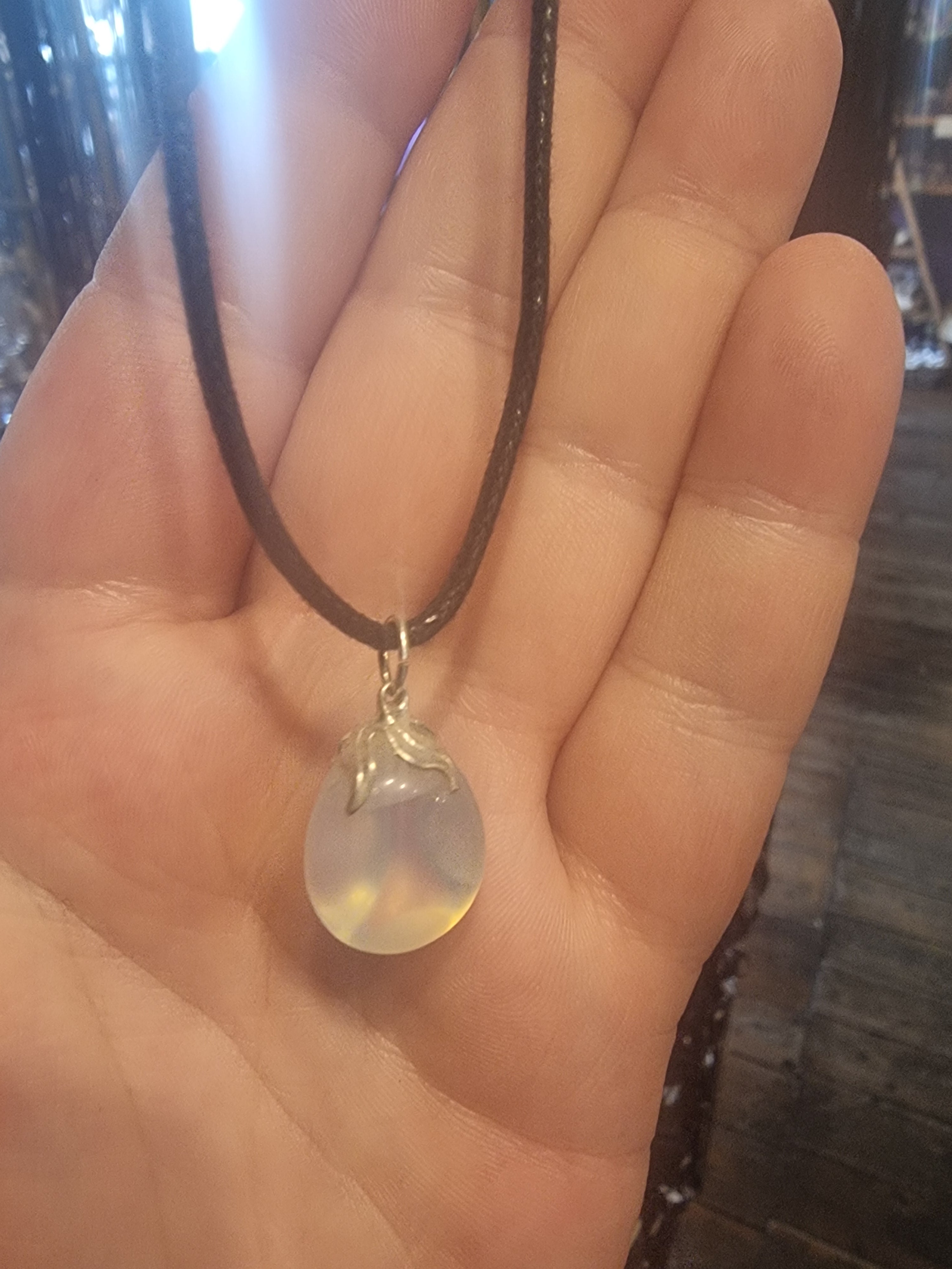 Opalite Tumble Pendant
