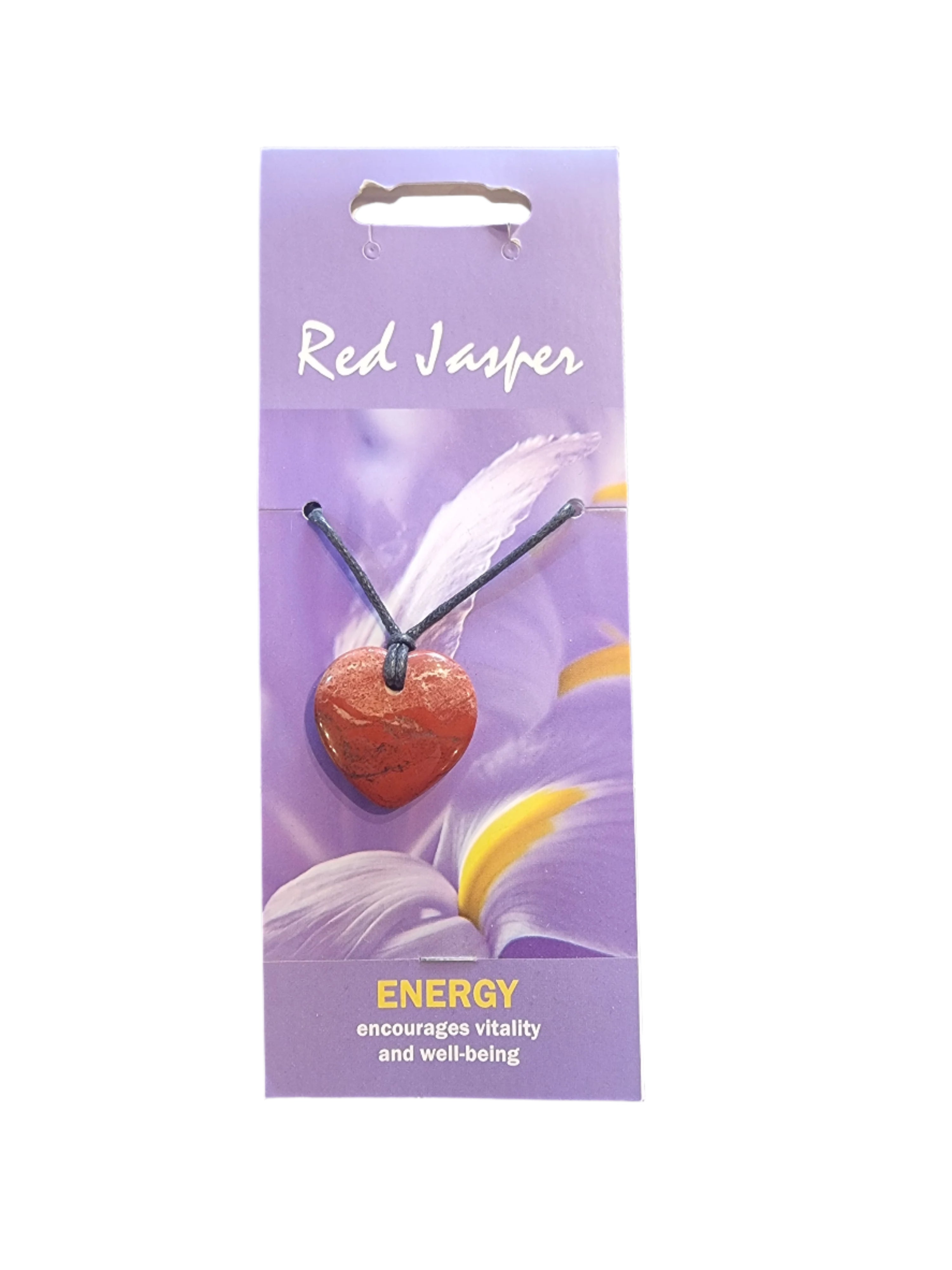 Red Jasper Heart Pendant