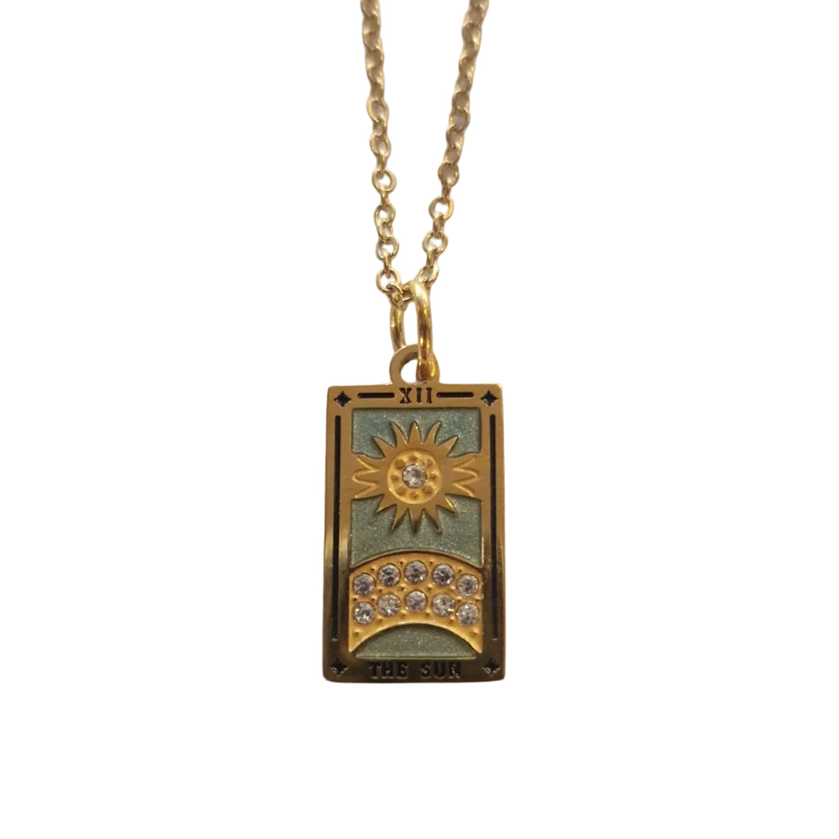 Tarot Necklace (The Sun)