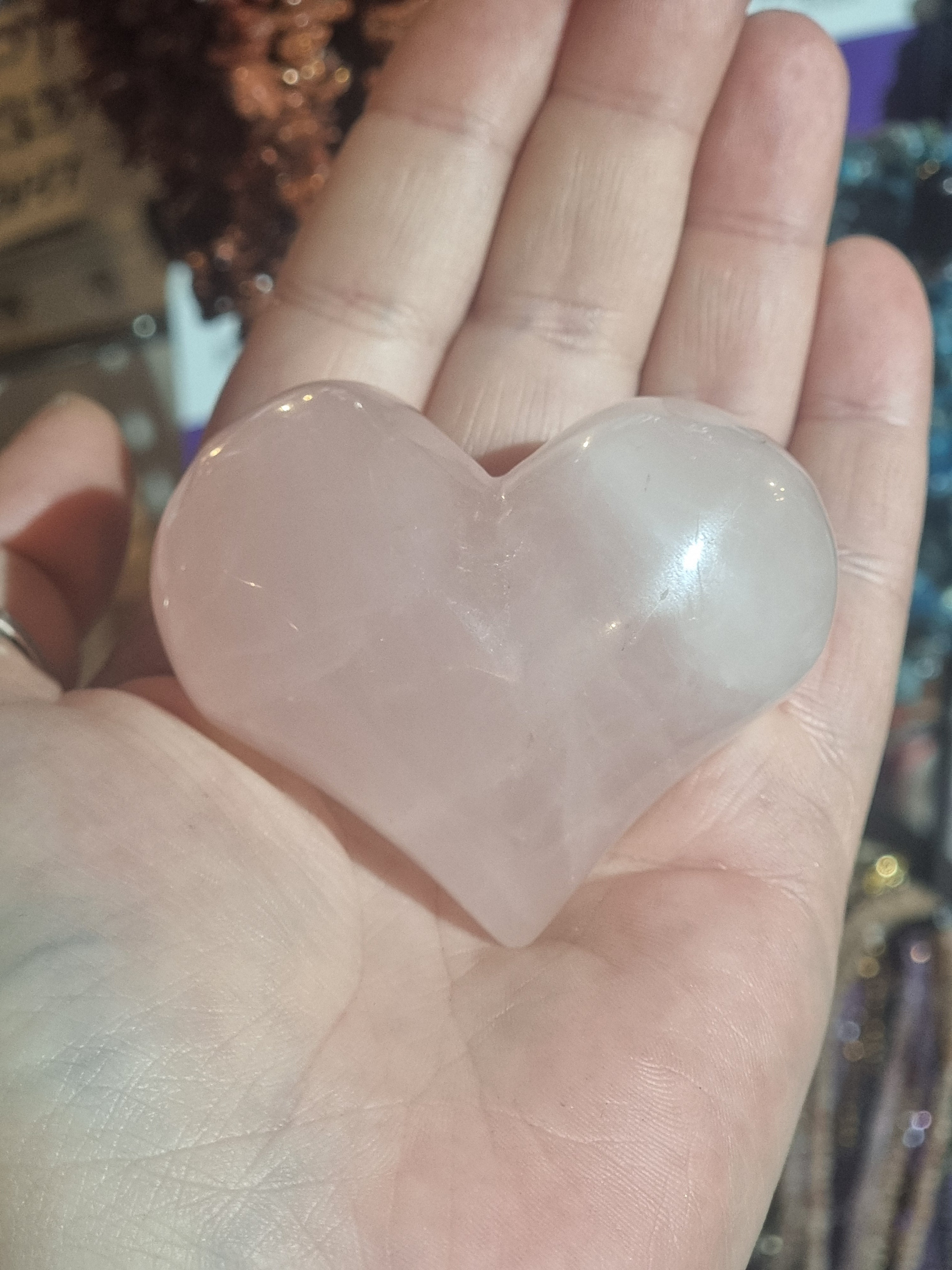 Rose Quartz Heart (Medium)
