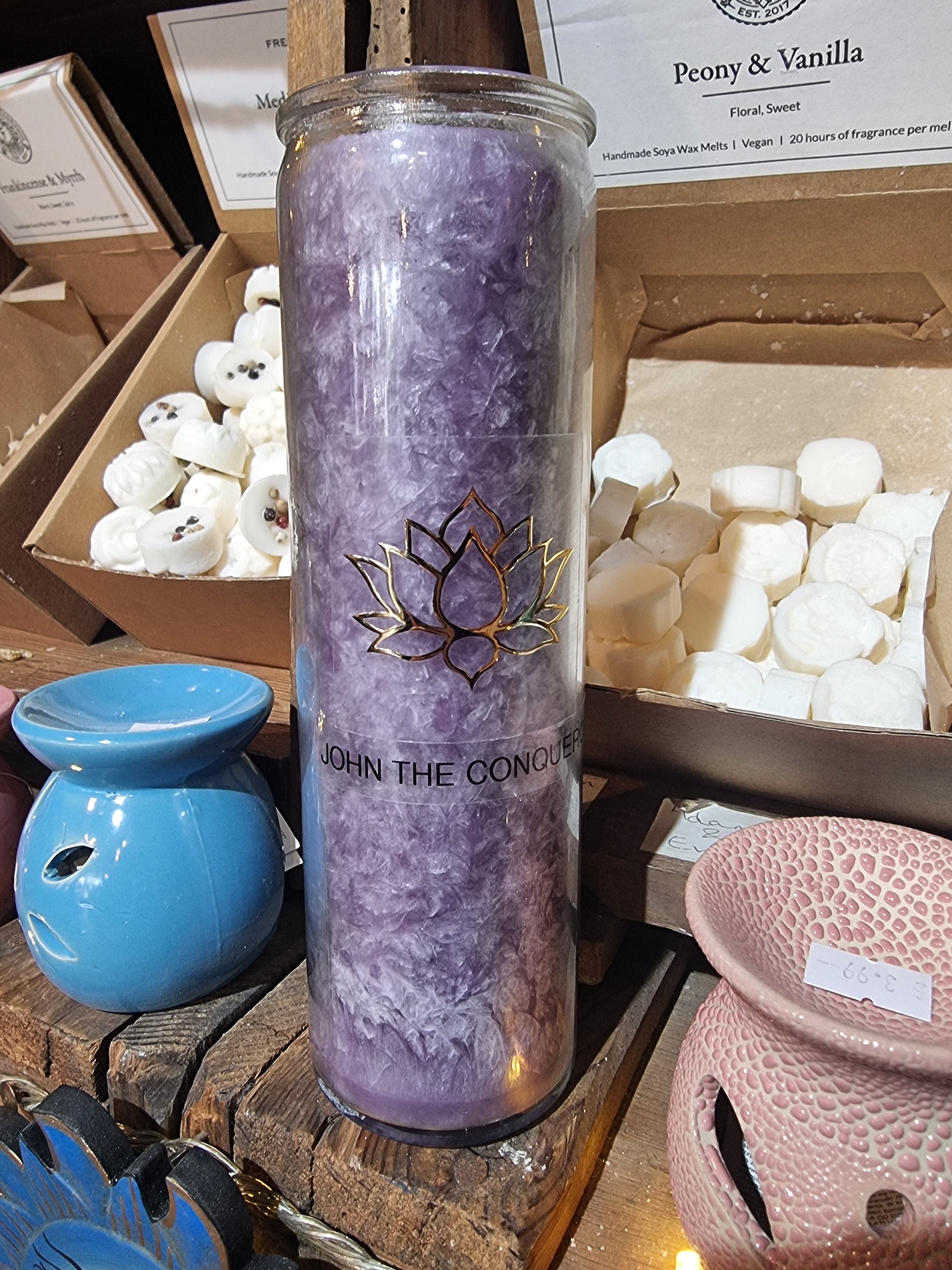 John The Conqueror Candle (Purple)