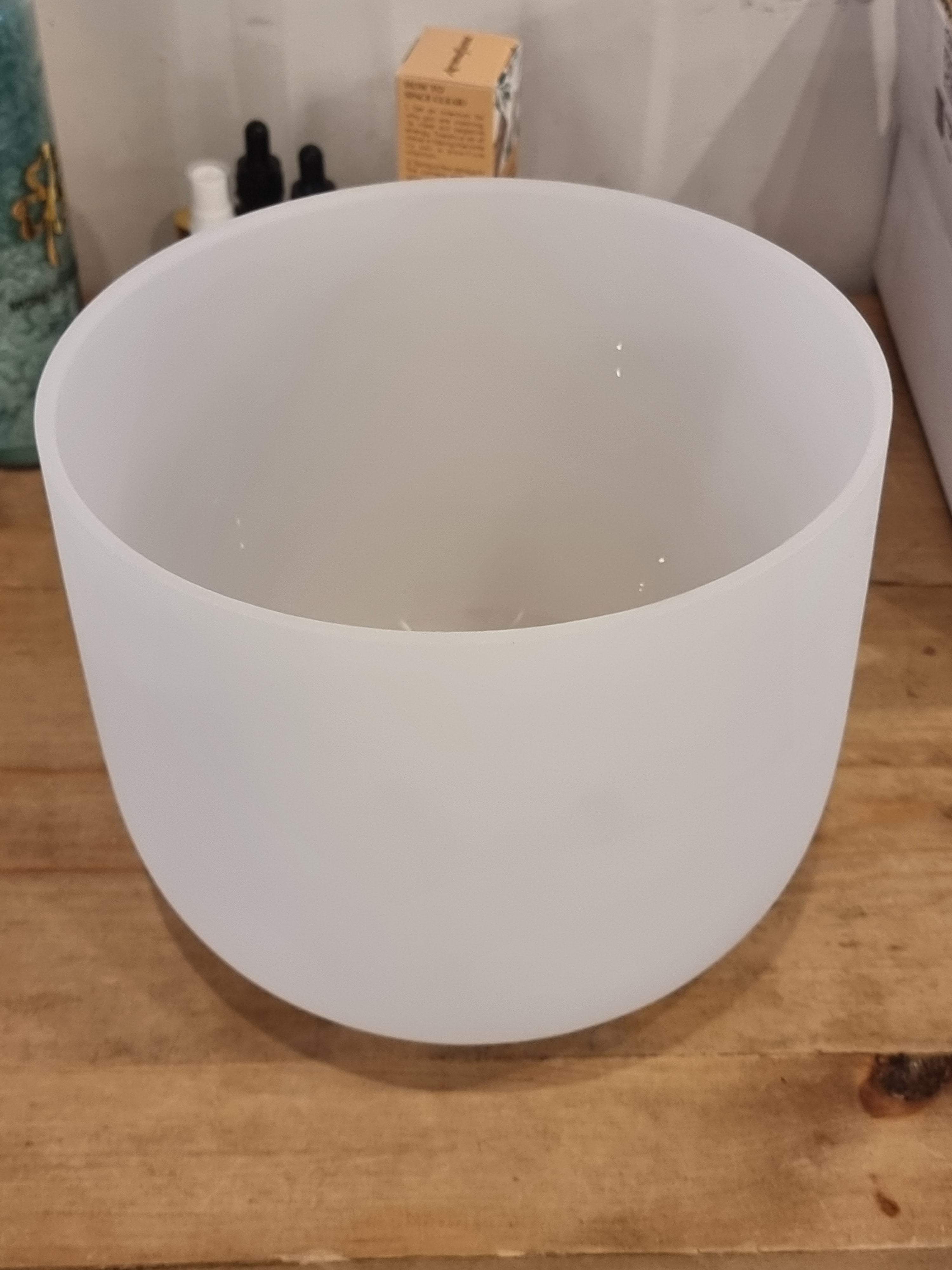 Crystal Singing Bowl (White)