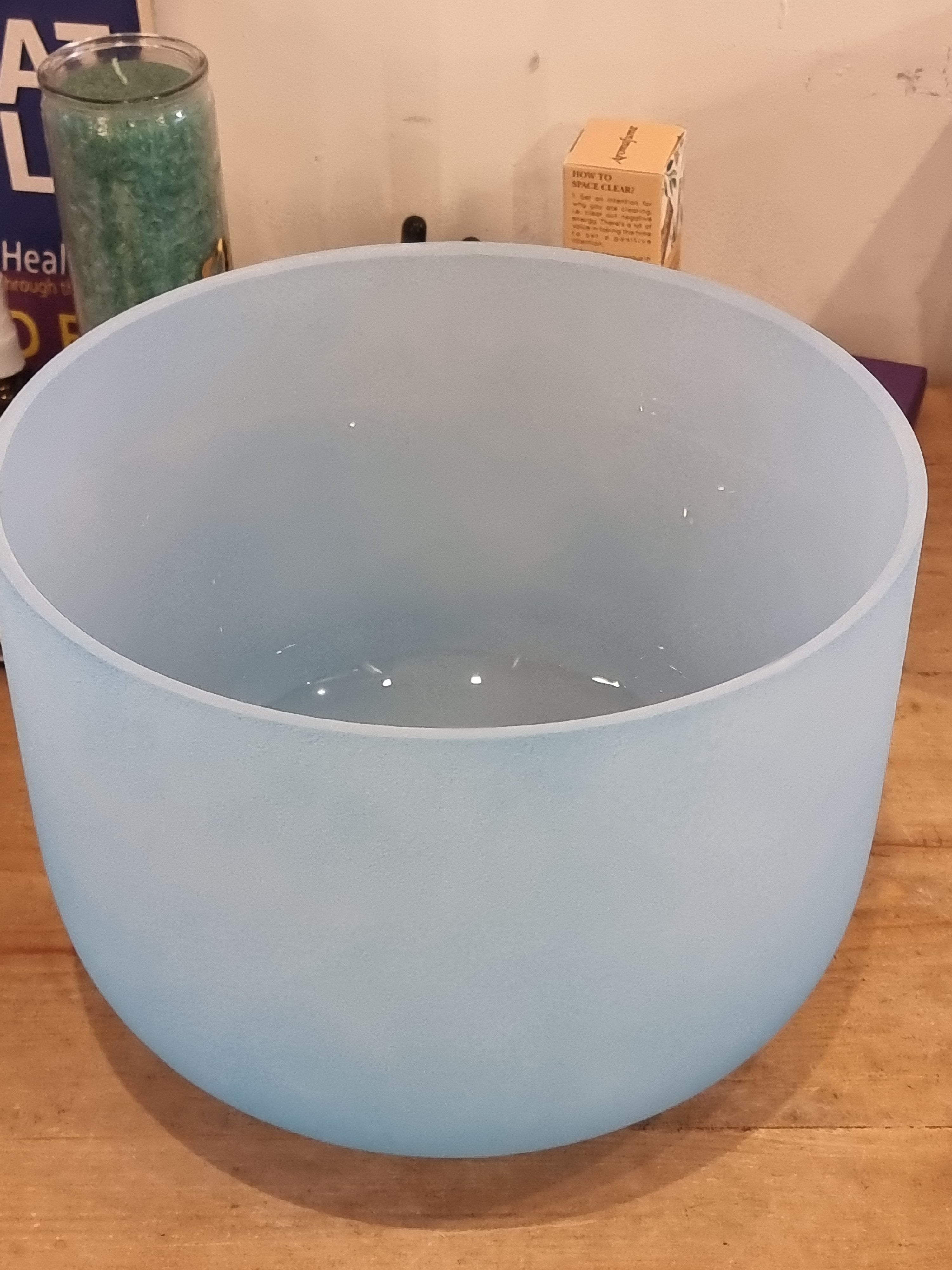 Crystal Singing Bowl (Blue)