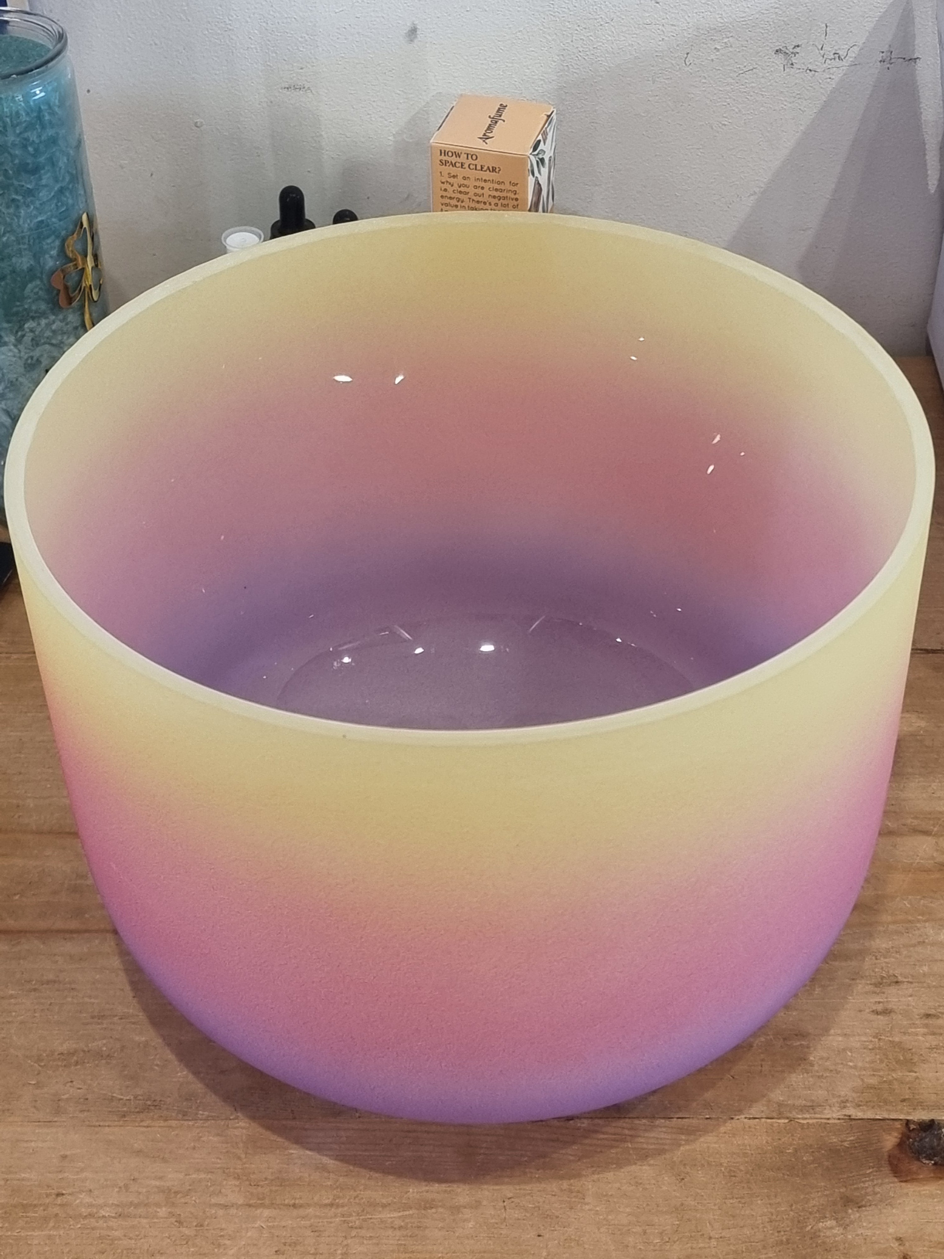 Crystal Singing Bowl (Rainbow)