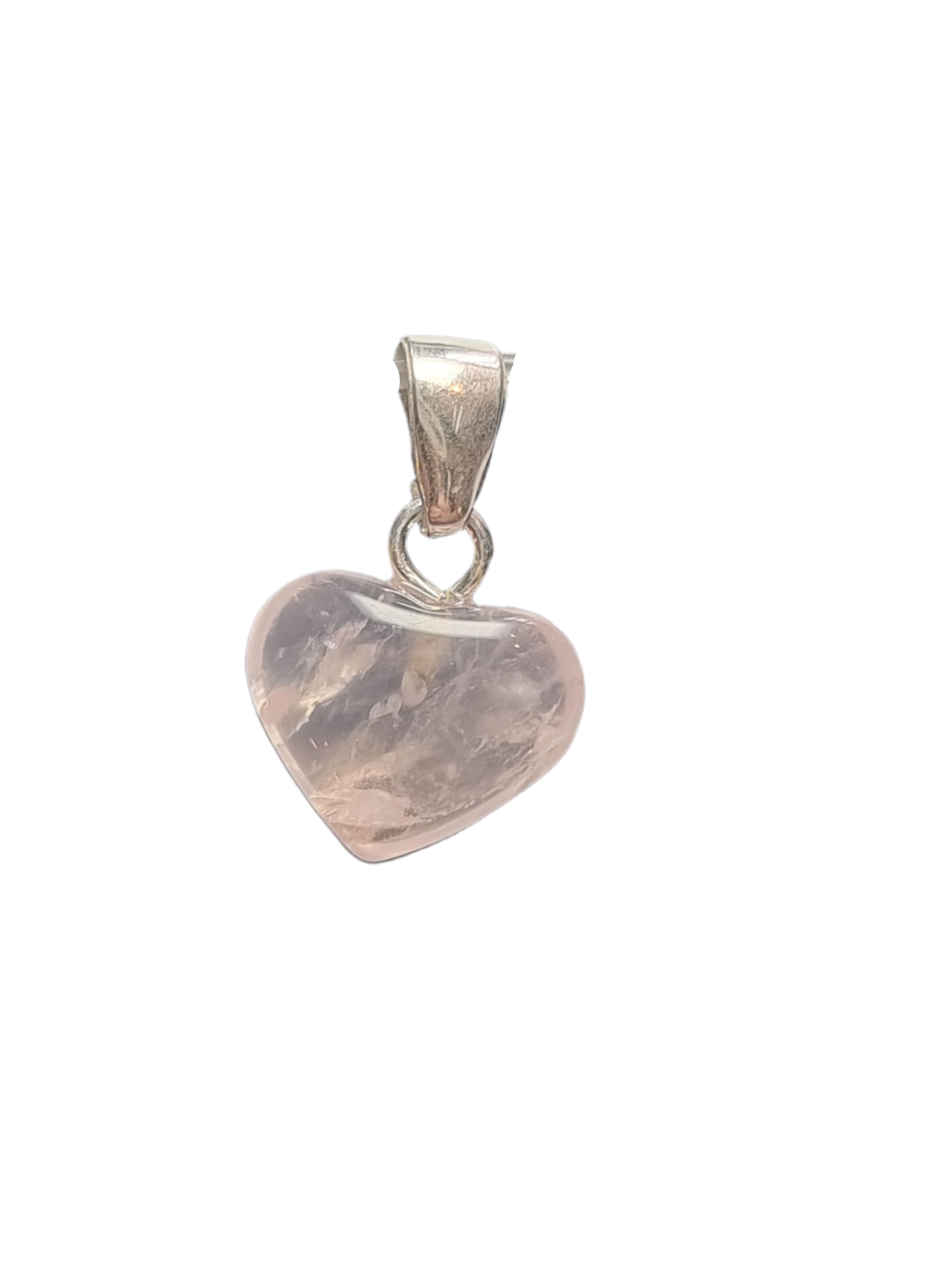 Rose Quartz Heart Pendant