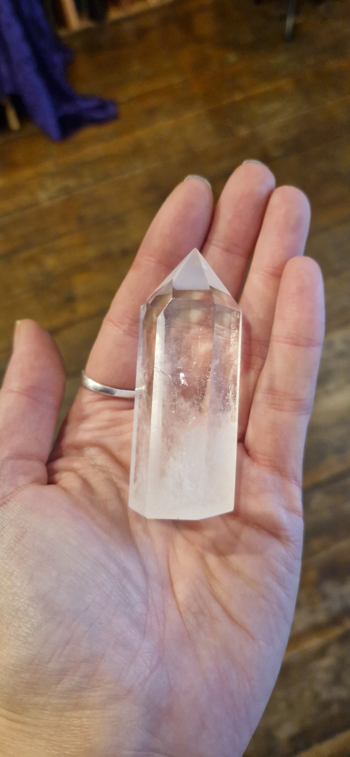 Clear Quartz Tower (No. 10)