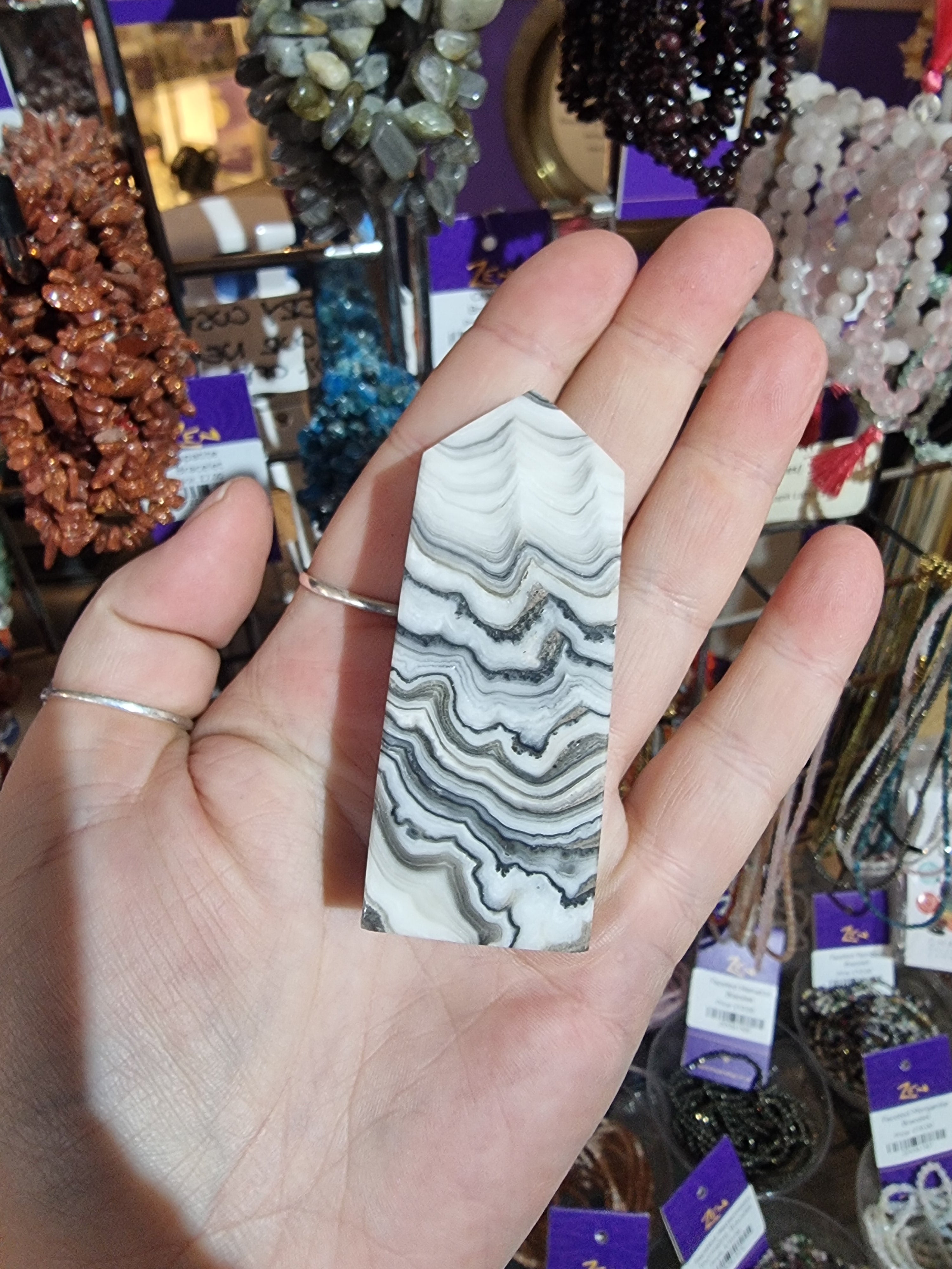 Zebra Calcite Towers