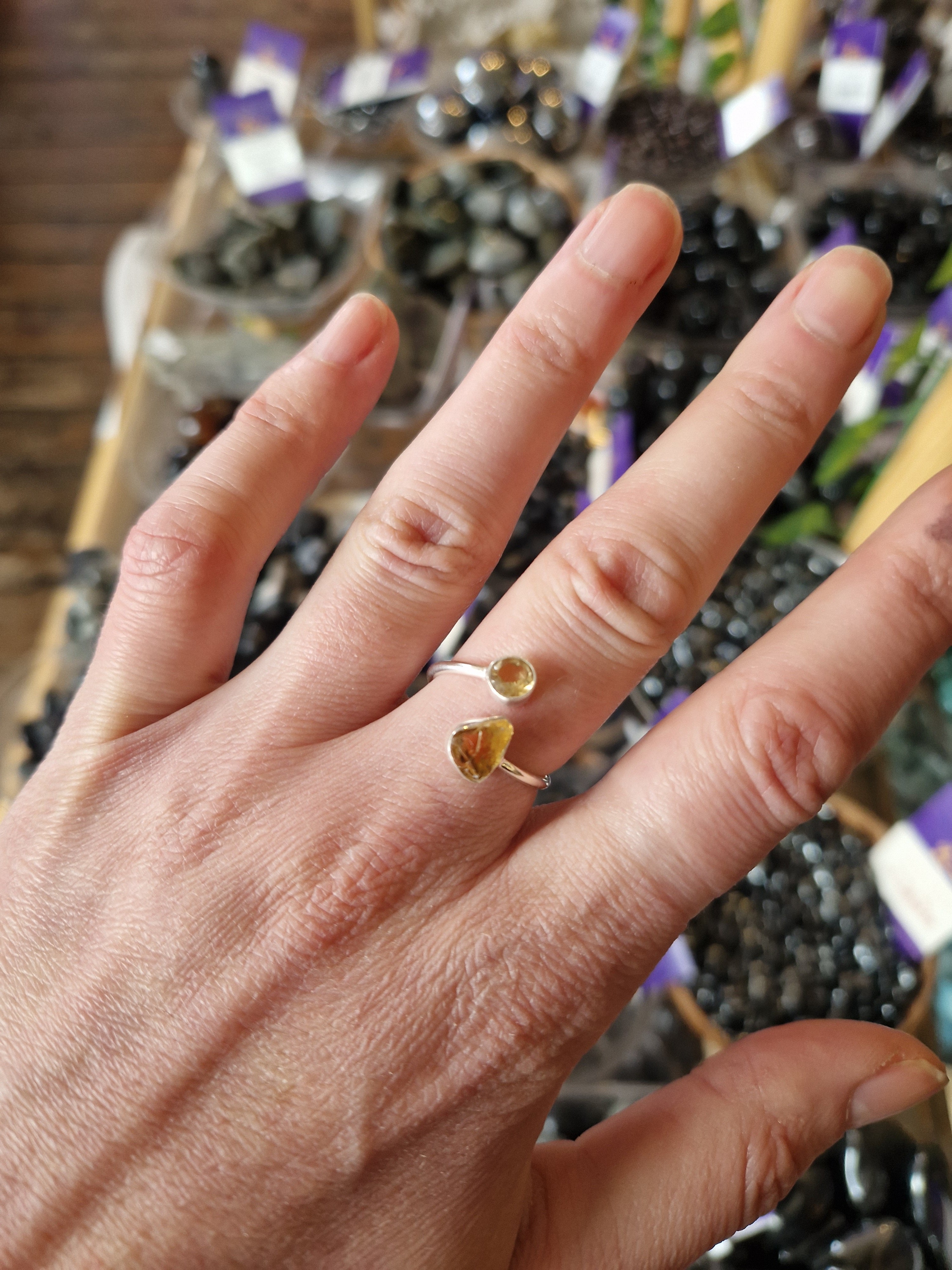 Citrine Silver Ring