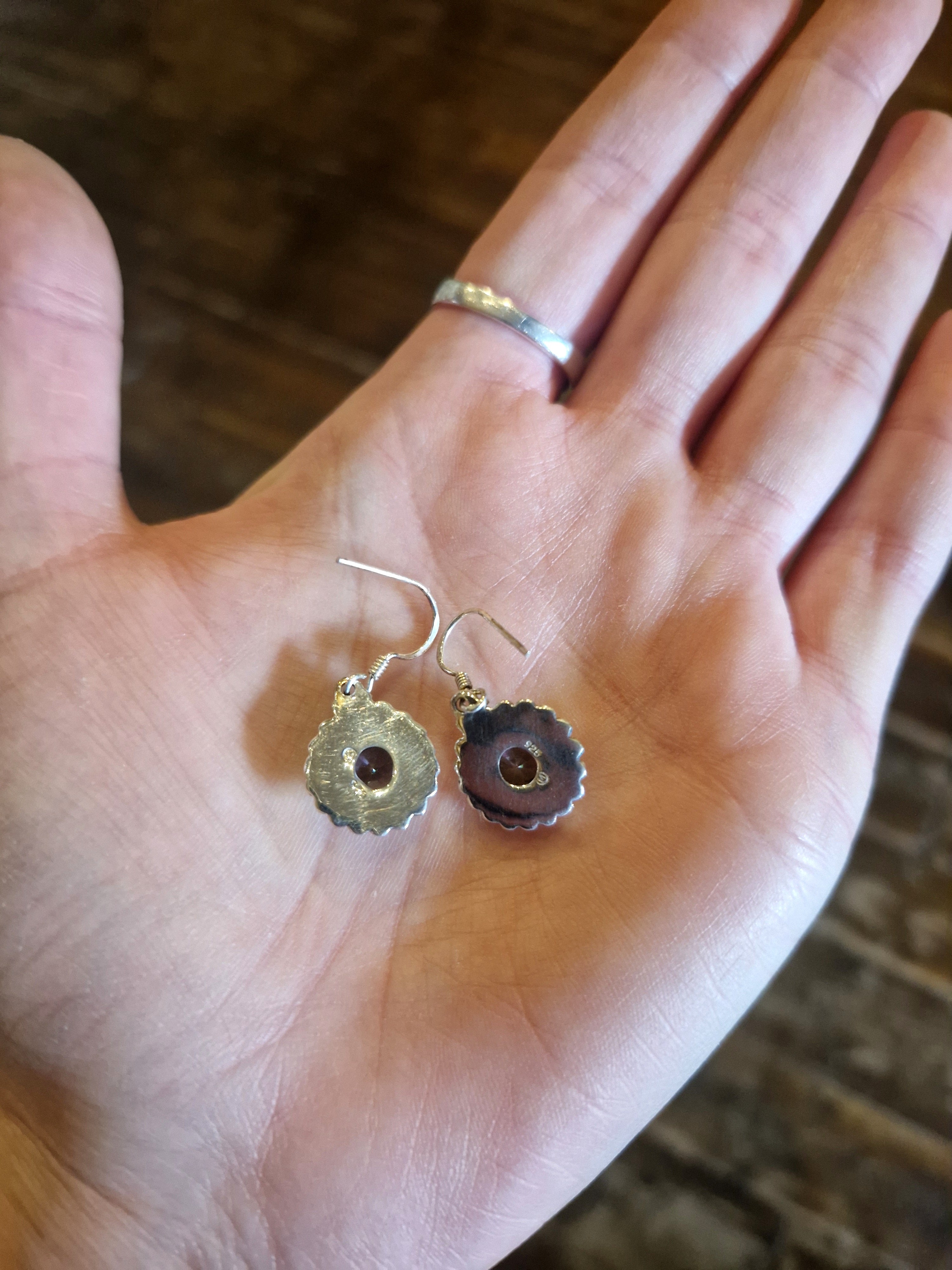 Mystic Topaz Silver Earrings