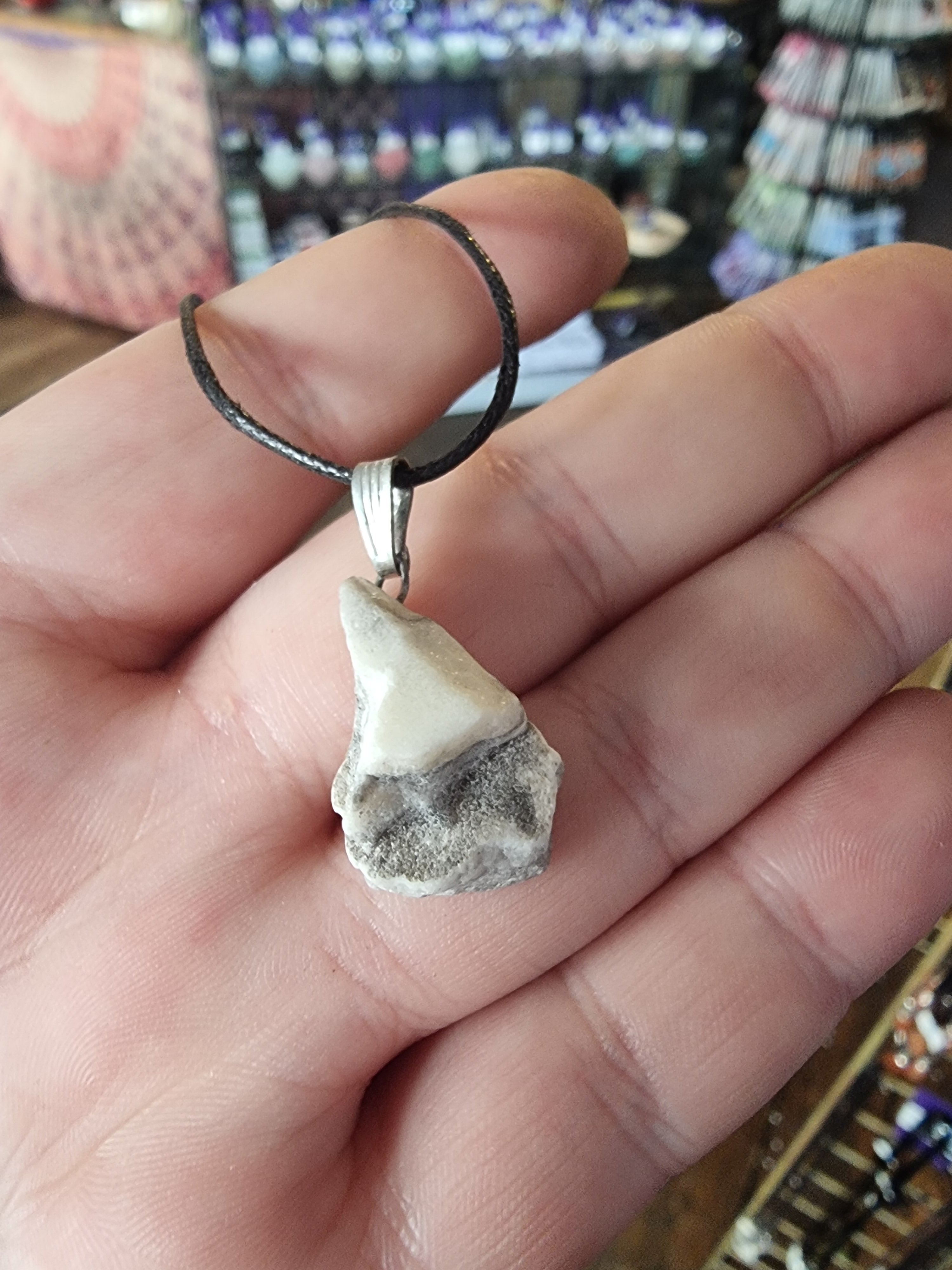 Zebra Calcite Pendant