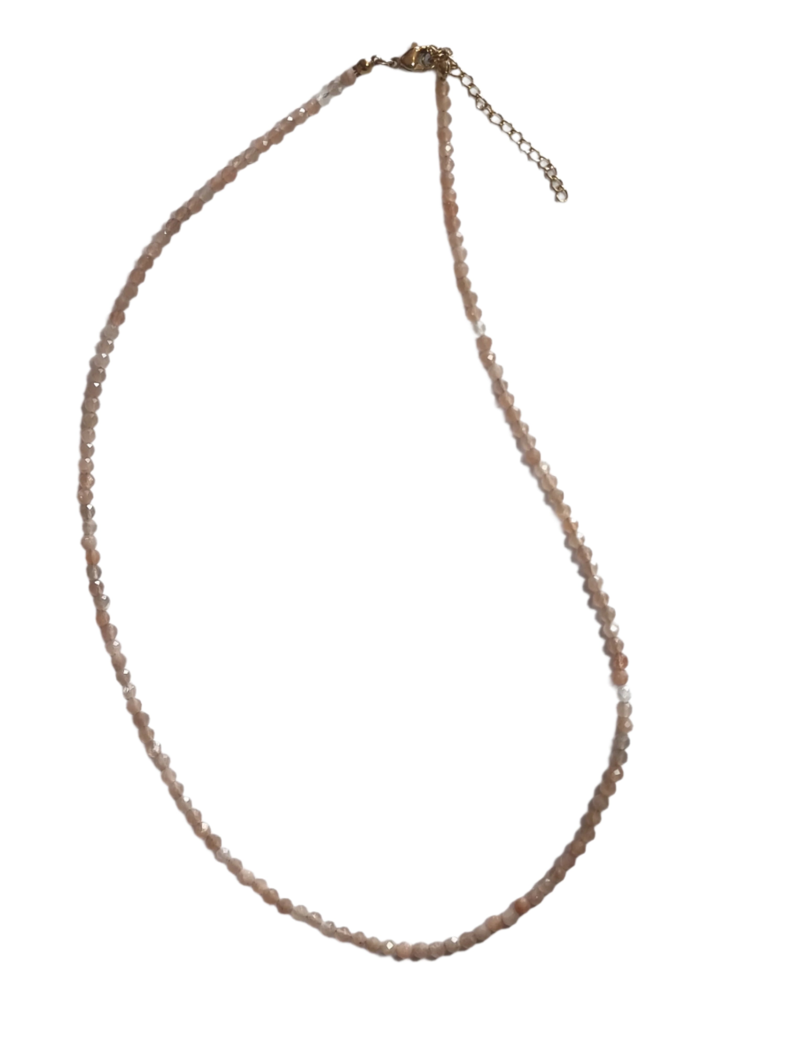 Sunstone Faceted Necklace