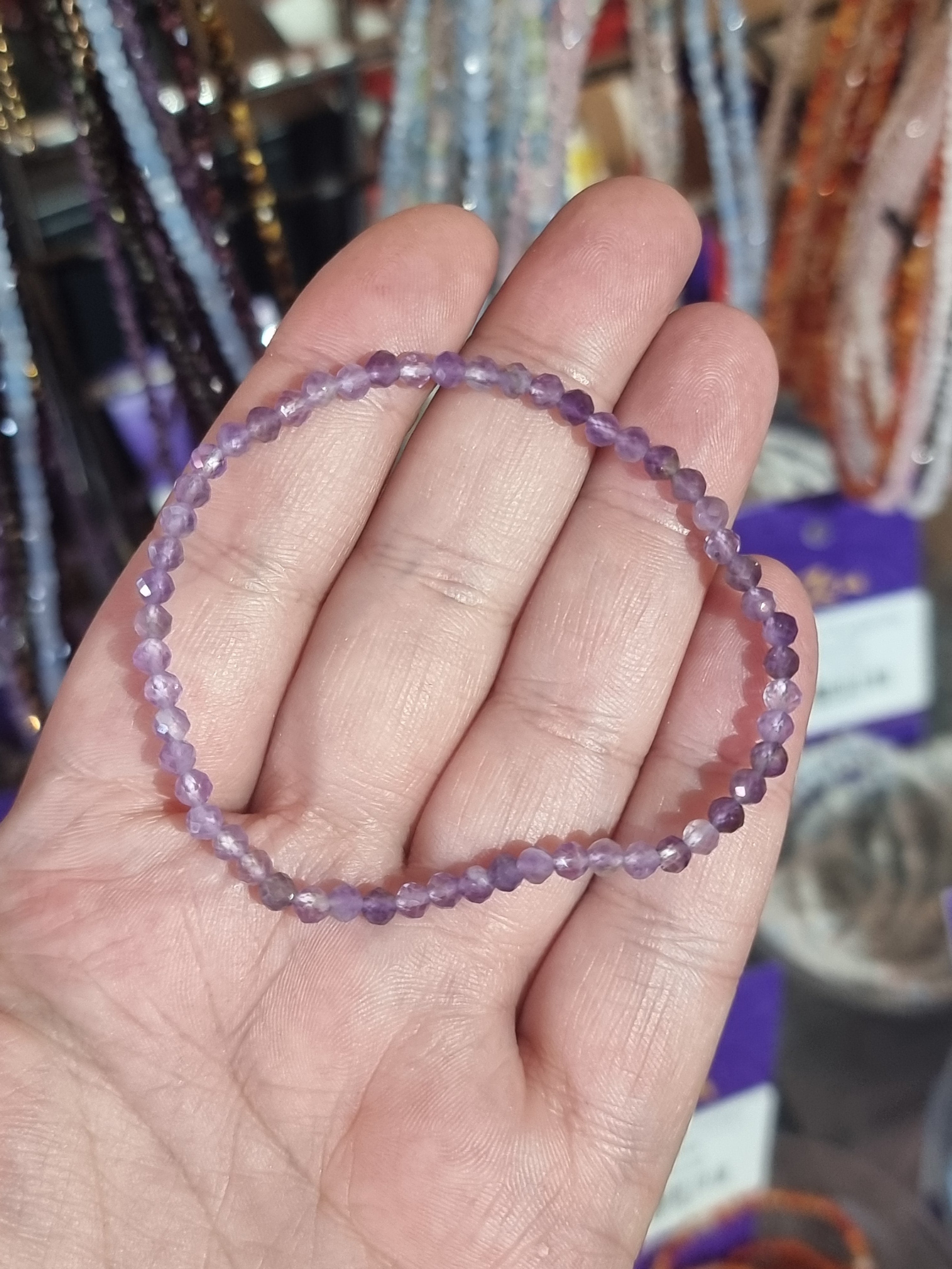 Amethyst Faceted Bracelet