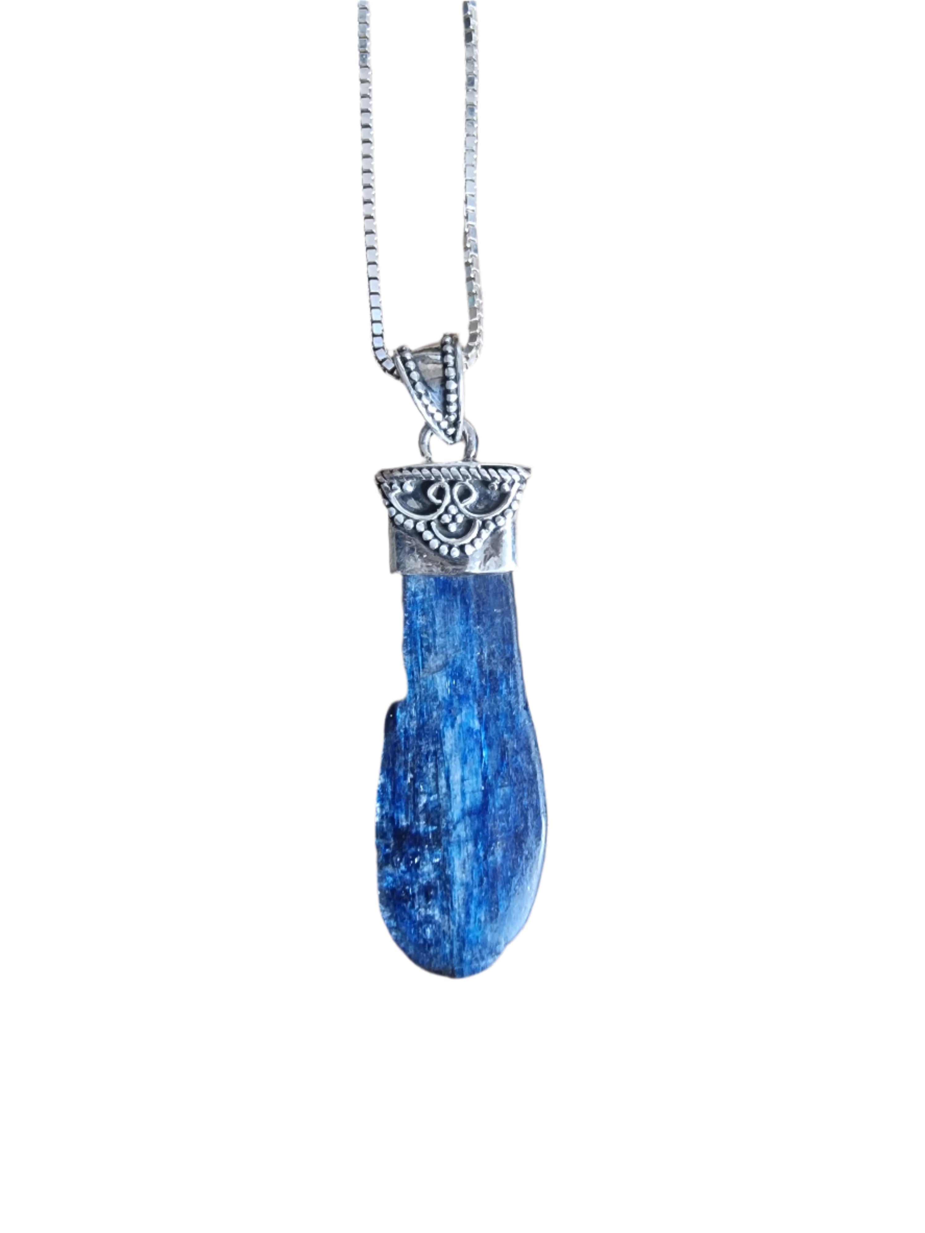 Kyanite Silver Necklace