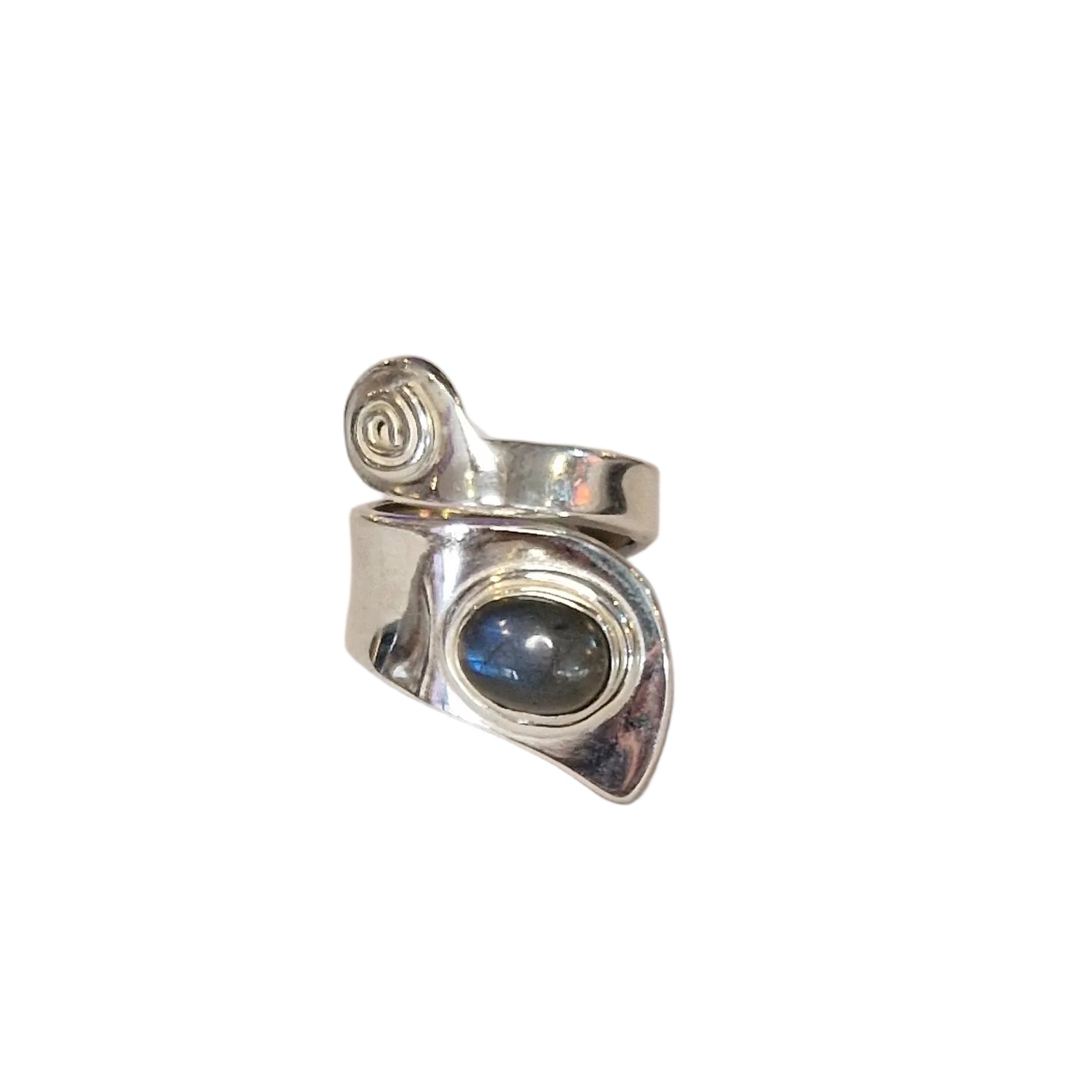 Labradorite Silver Ring