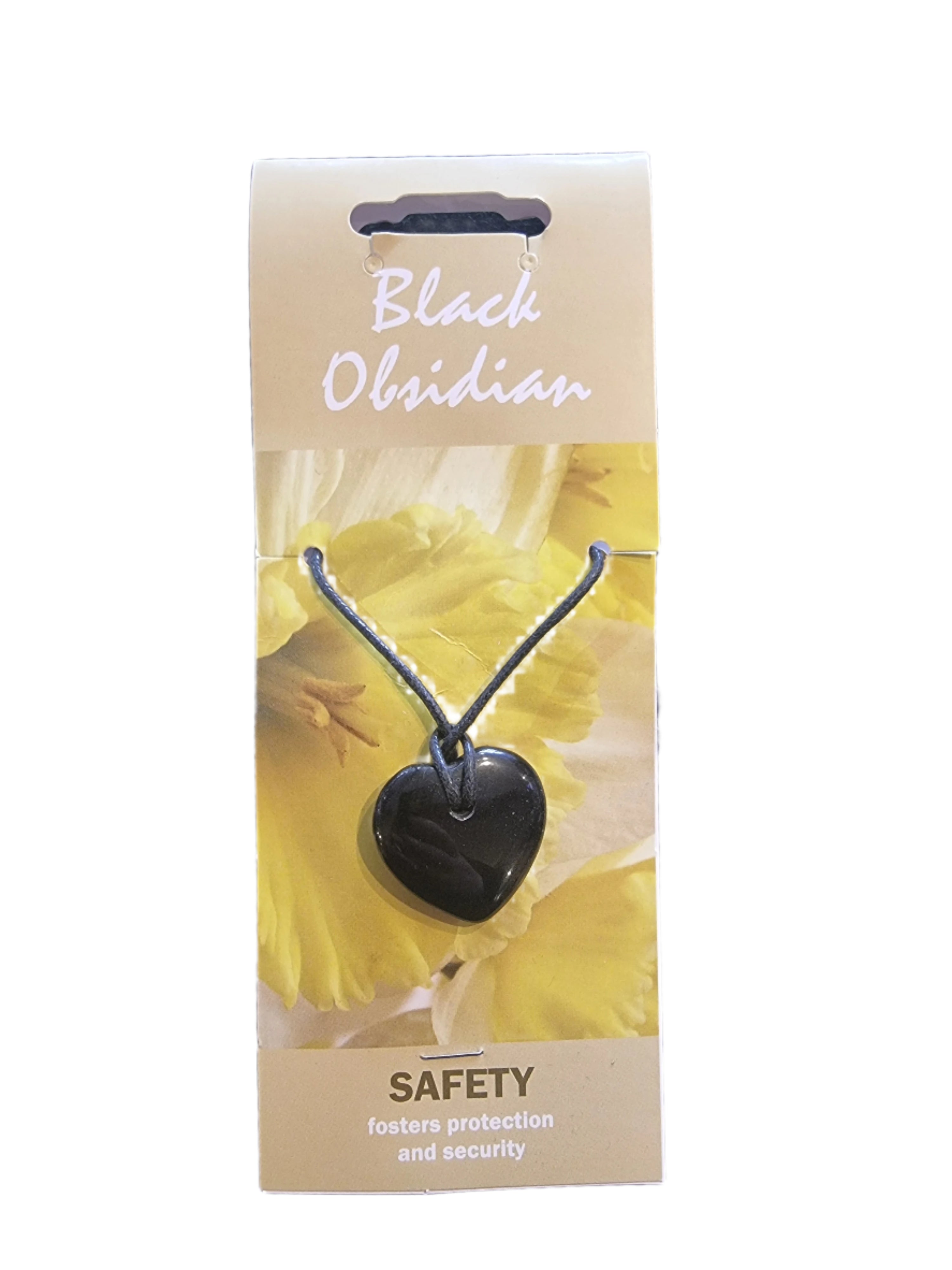 Black Obsidian Heart Pendant